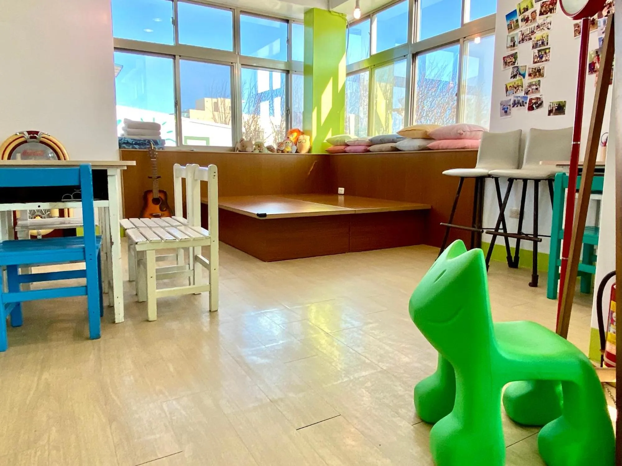 Living room in 澎湖北吉光背包客民宿 Bayhouse Hostel Penghu