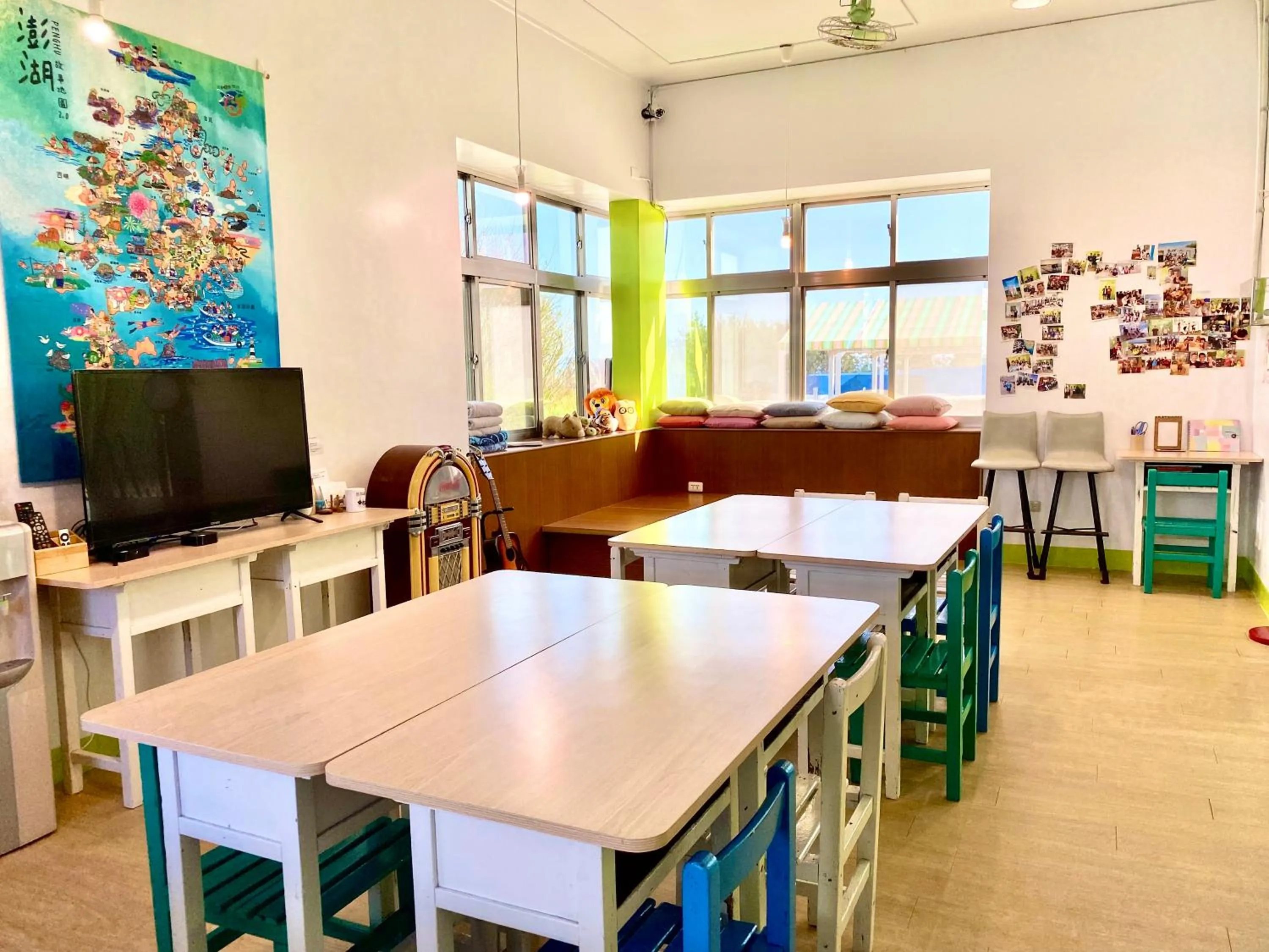 Living room in 澎湖北吉光背包客民宿 Bayhouse Hostel Penghu