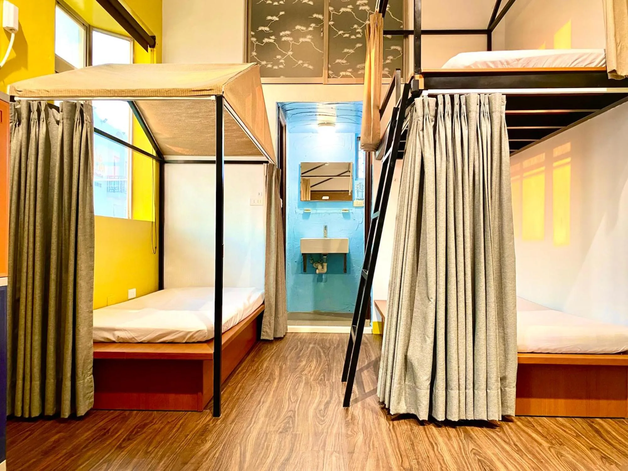 bunk bed, Bed in 澎湖北吉光背包客民宿 Bayhouse Hostel Penghu