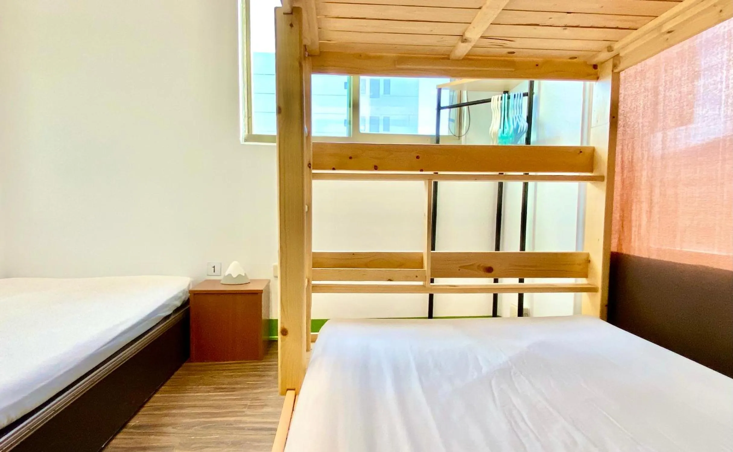 Bed in 澎湖北吉光背包客民宿 Bayhouse Hostel Penghu