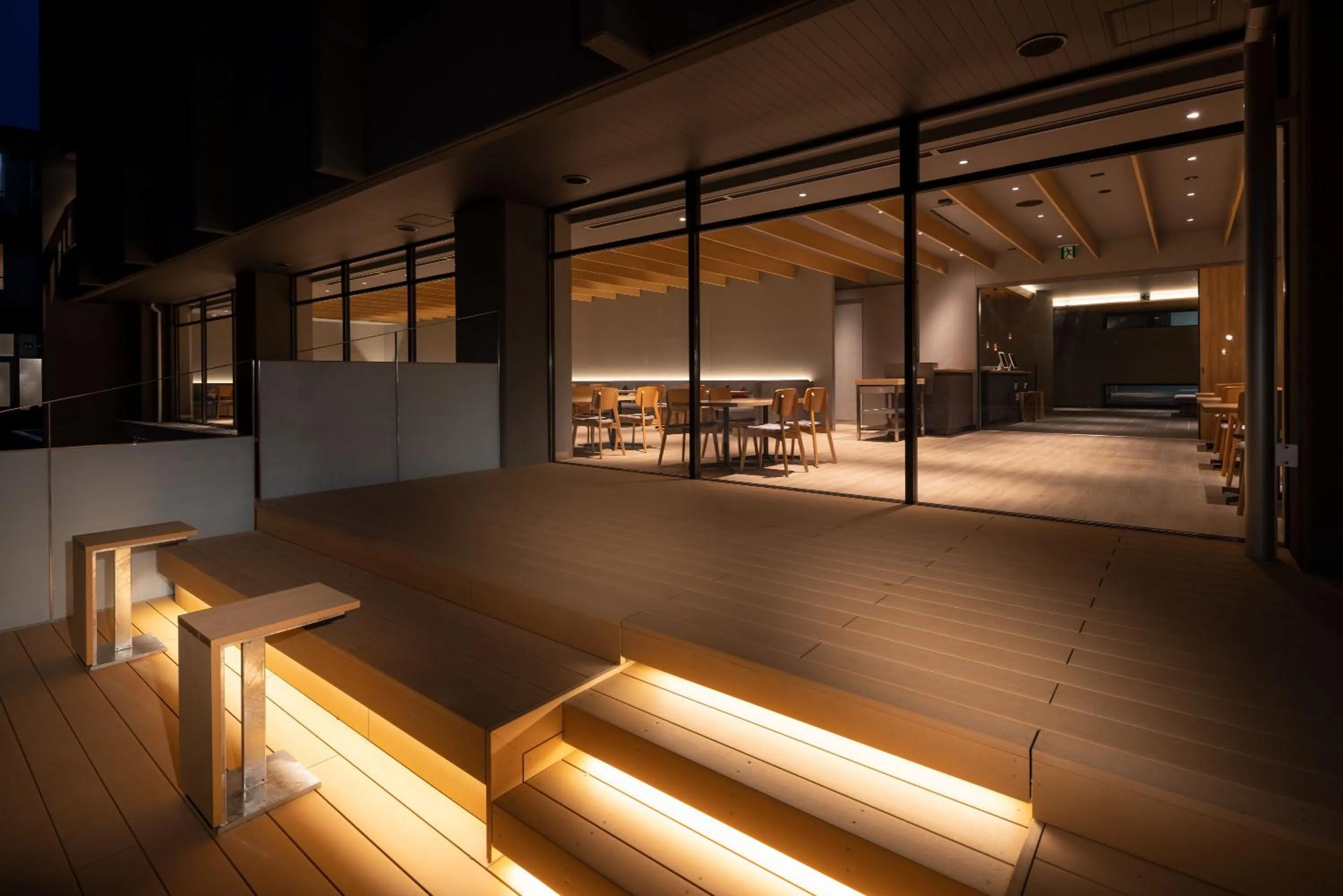 Balcony/Terrace in Minakami Onsen Aratashi Minakami