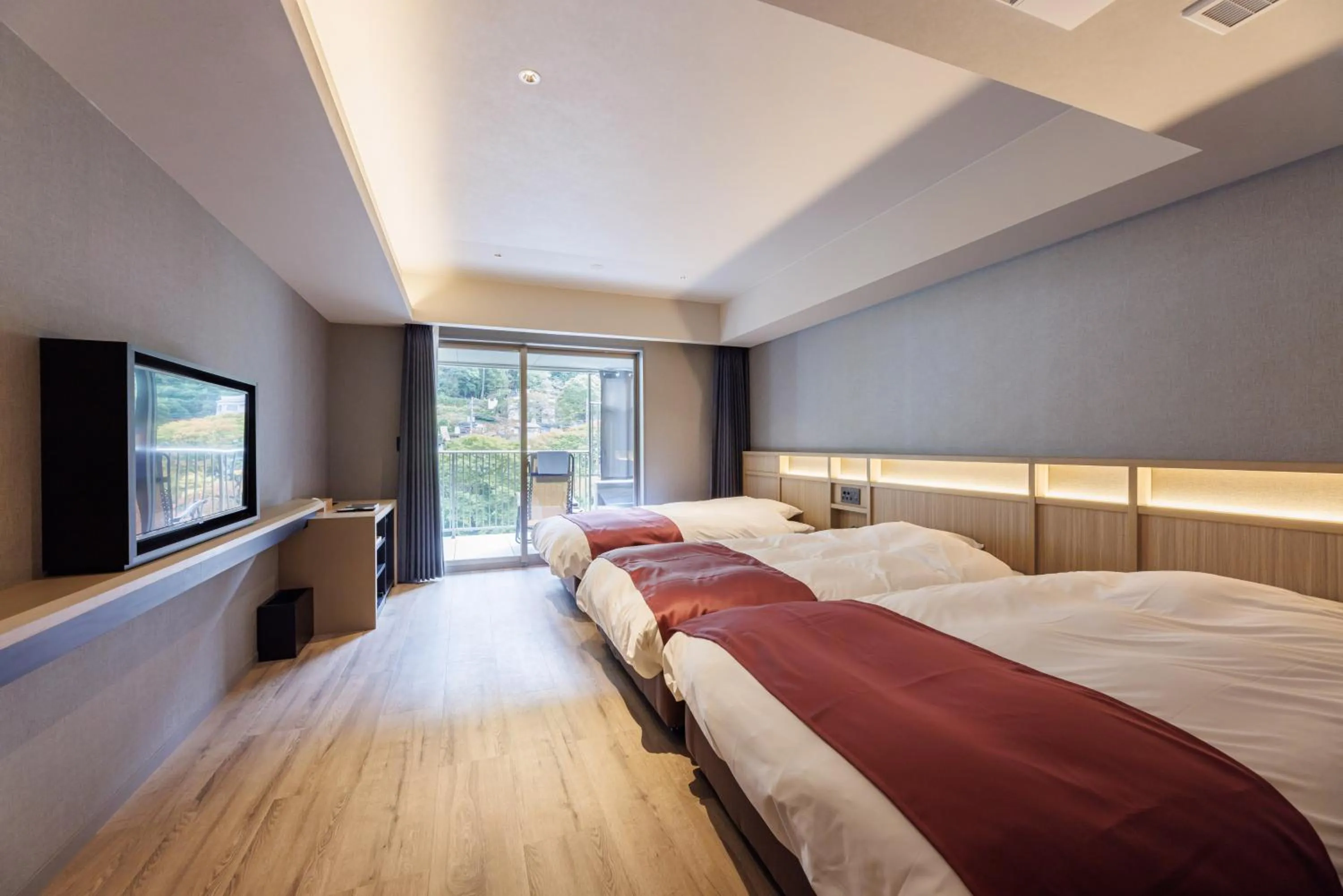 Photo of the whole room, Bed in Minakami Onsen Aratashi Minakami