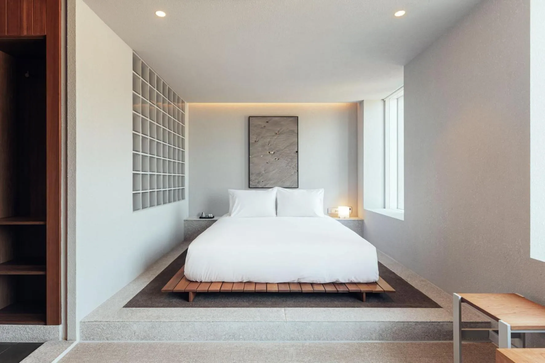 Bedroom, Bed in IJE Namhae