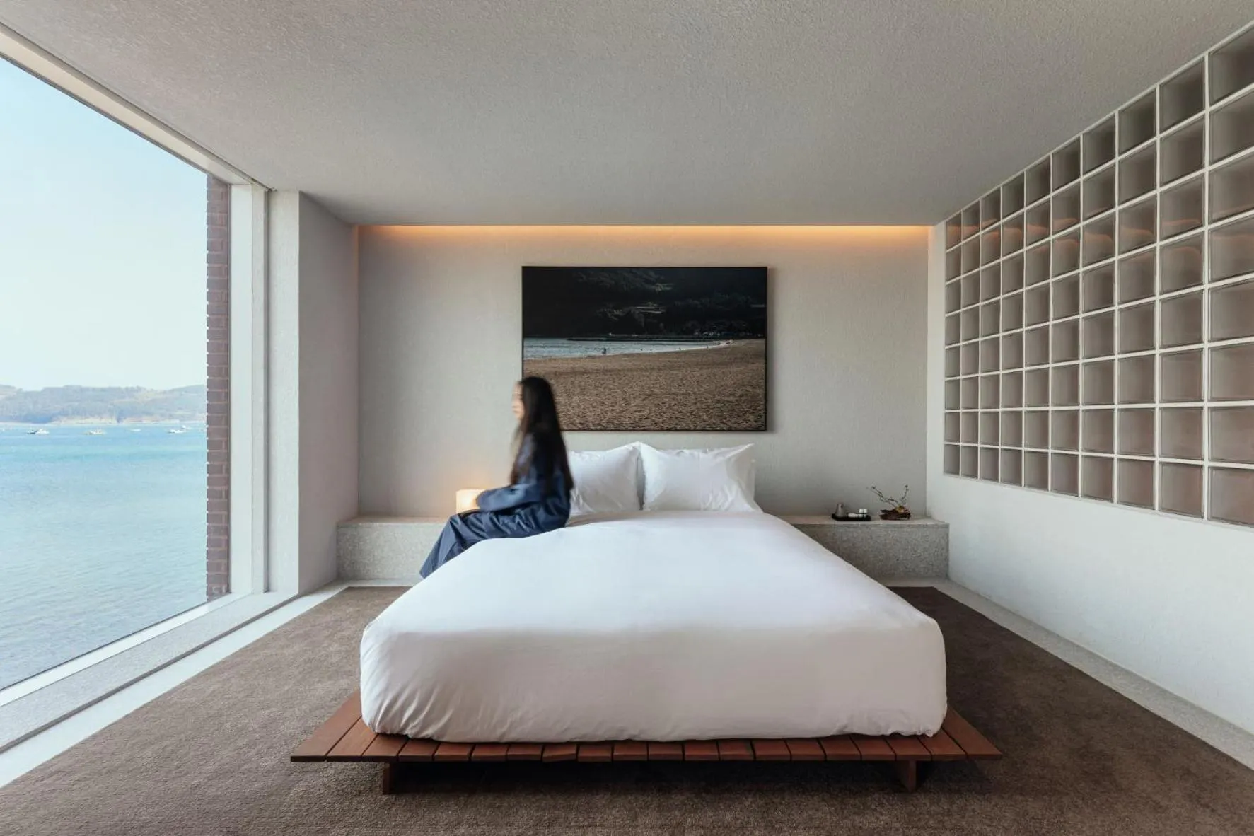 Bedroom, Bed in IJE Namhae