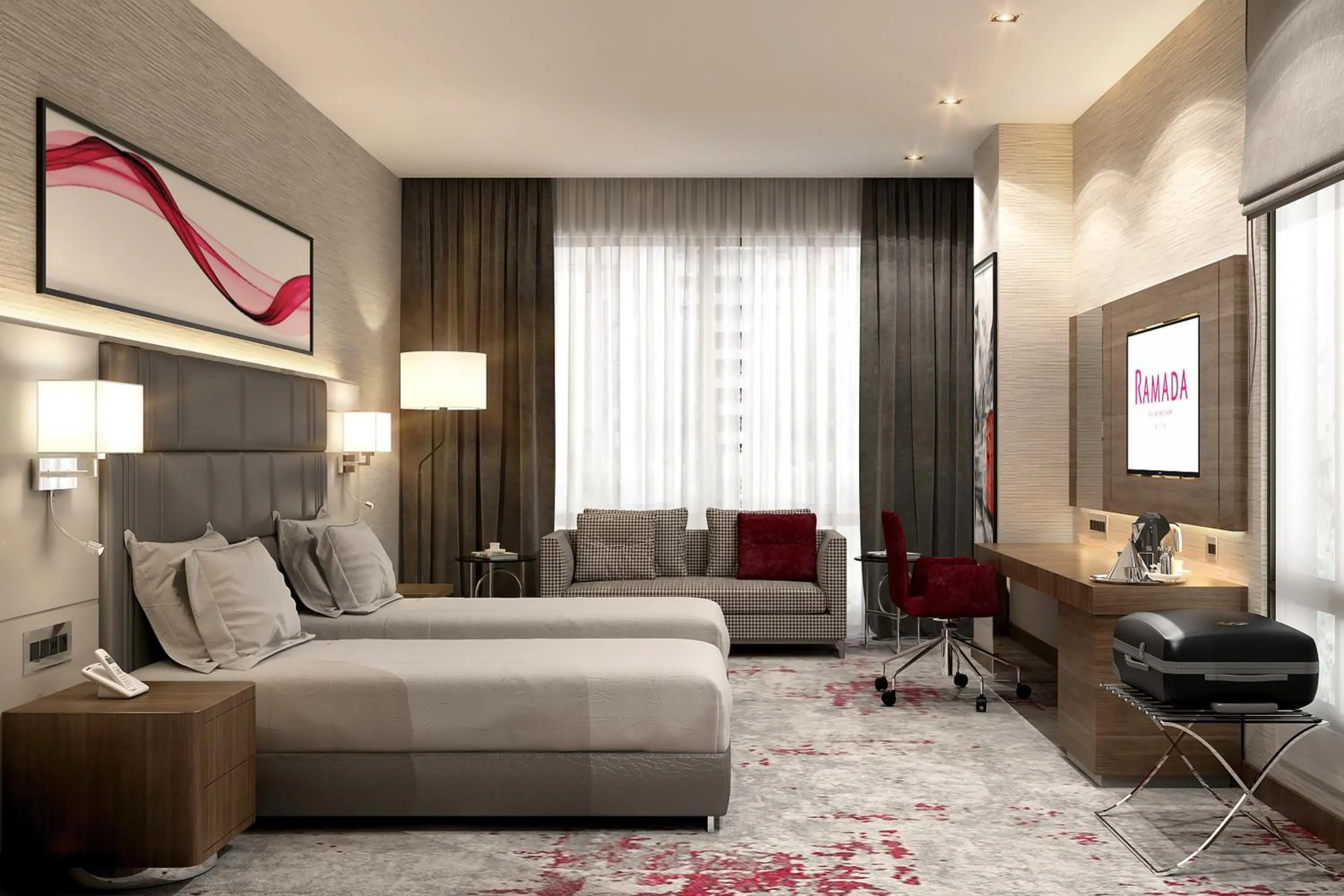 Bed in Ramada by Wyndham Rize Findikli
