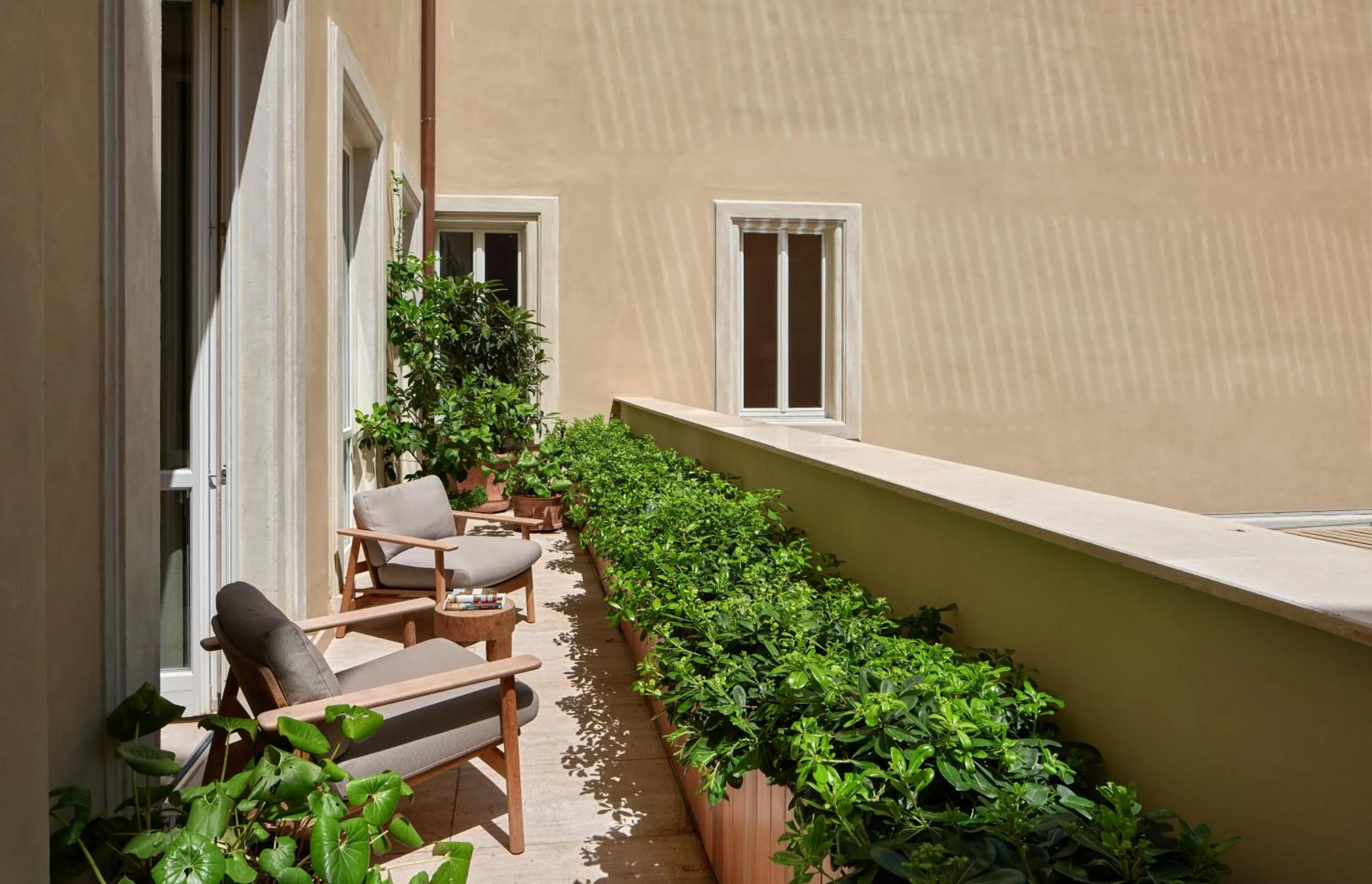 Balcony/Terrace in Six Senses Rome