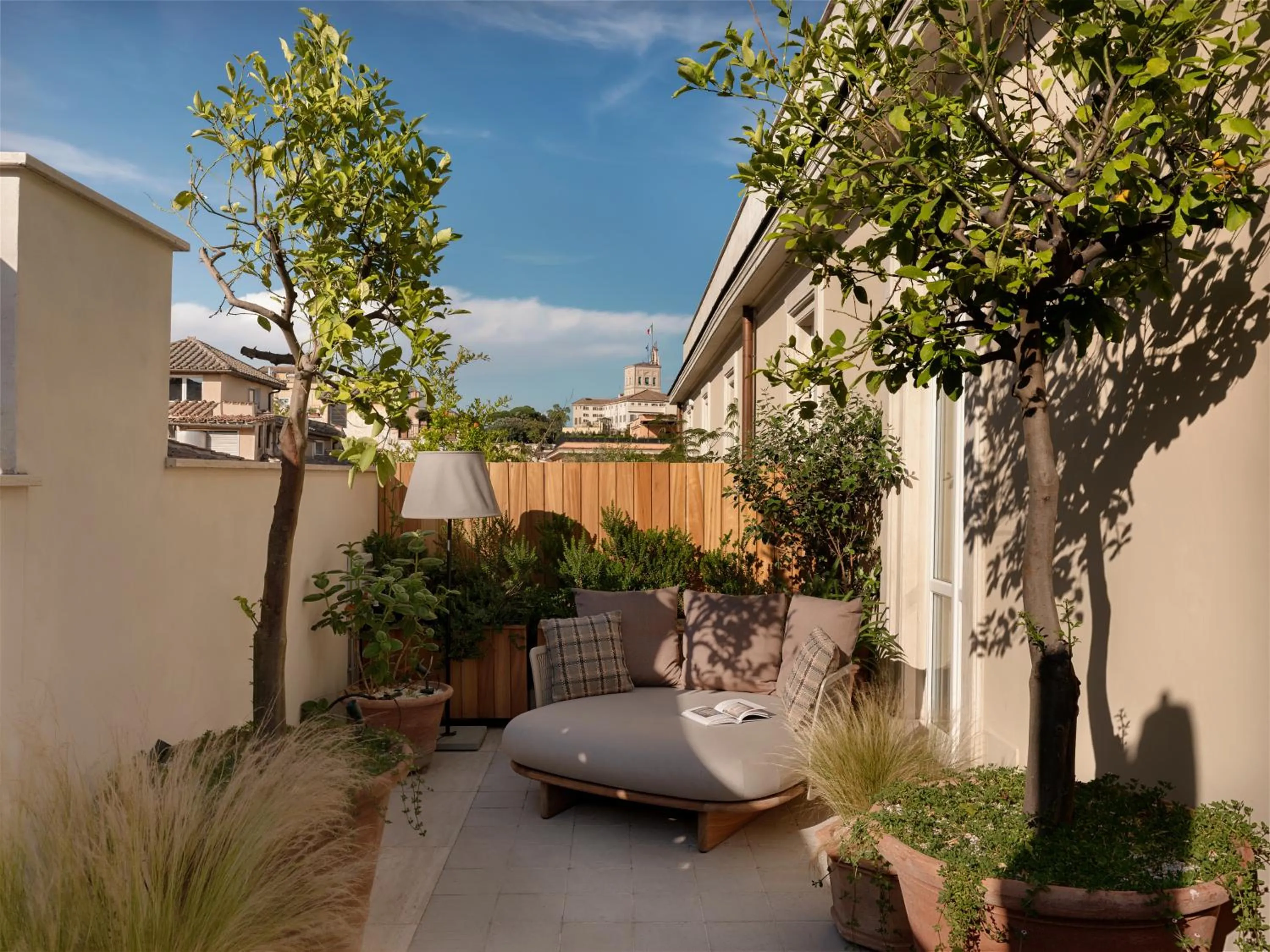 Balcony/Terrace in Six Senses Rome