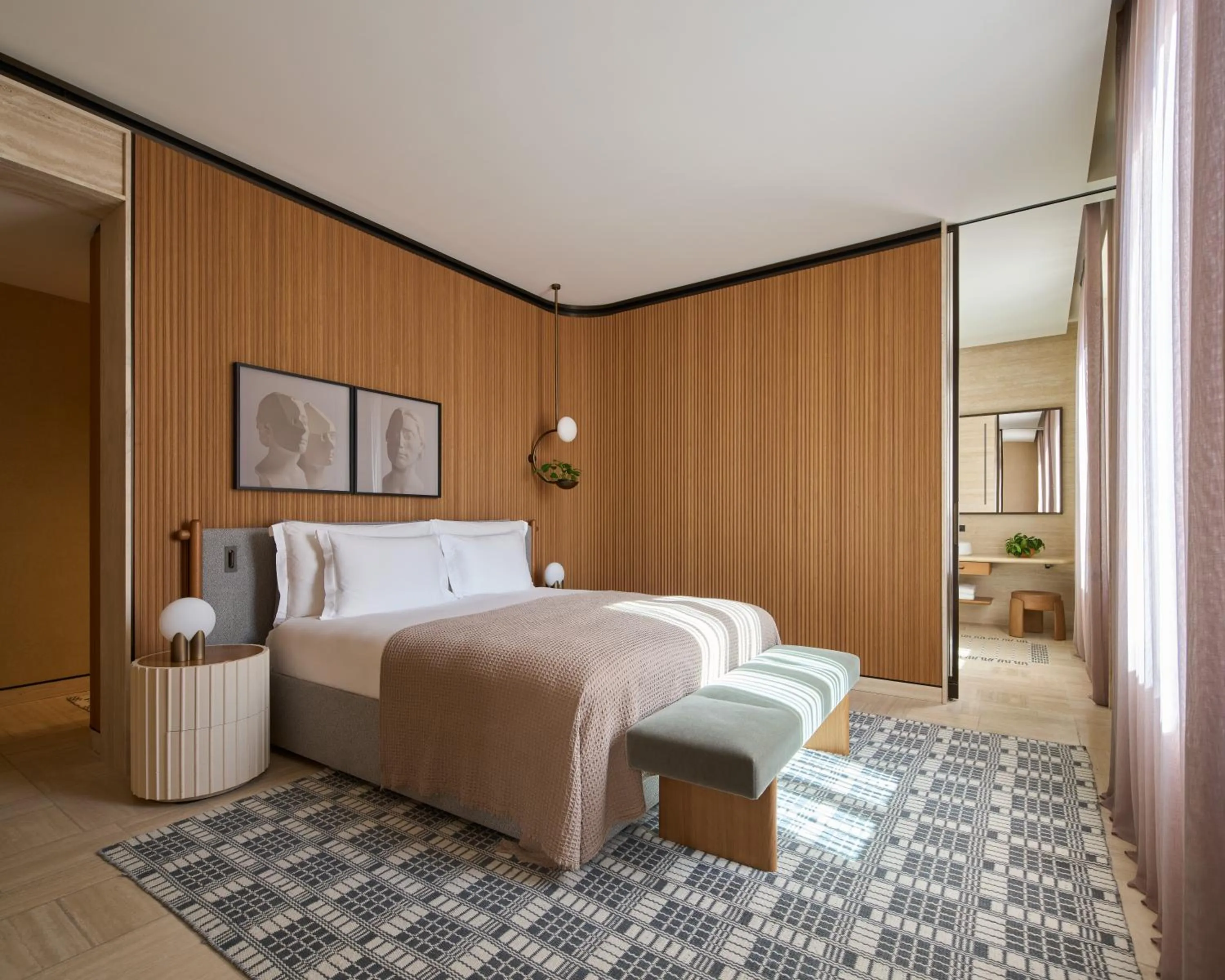 Bedroom, Bed in Six Senses Rome