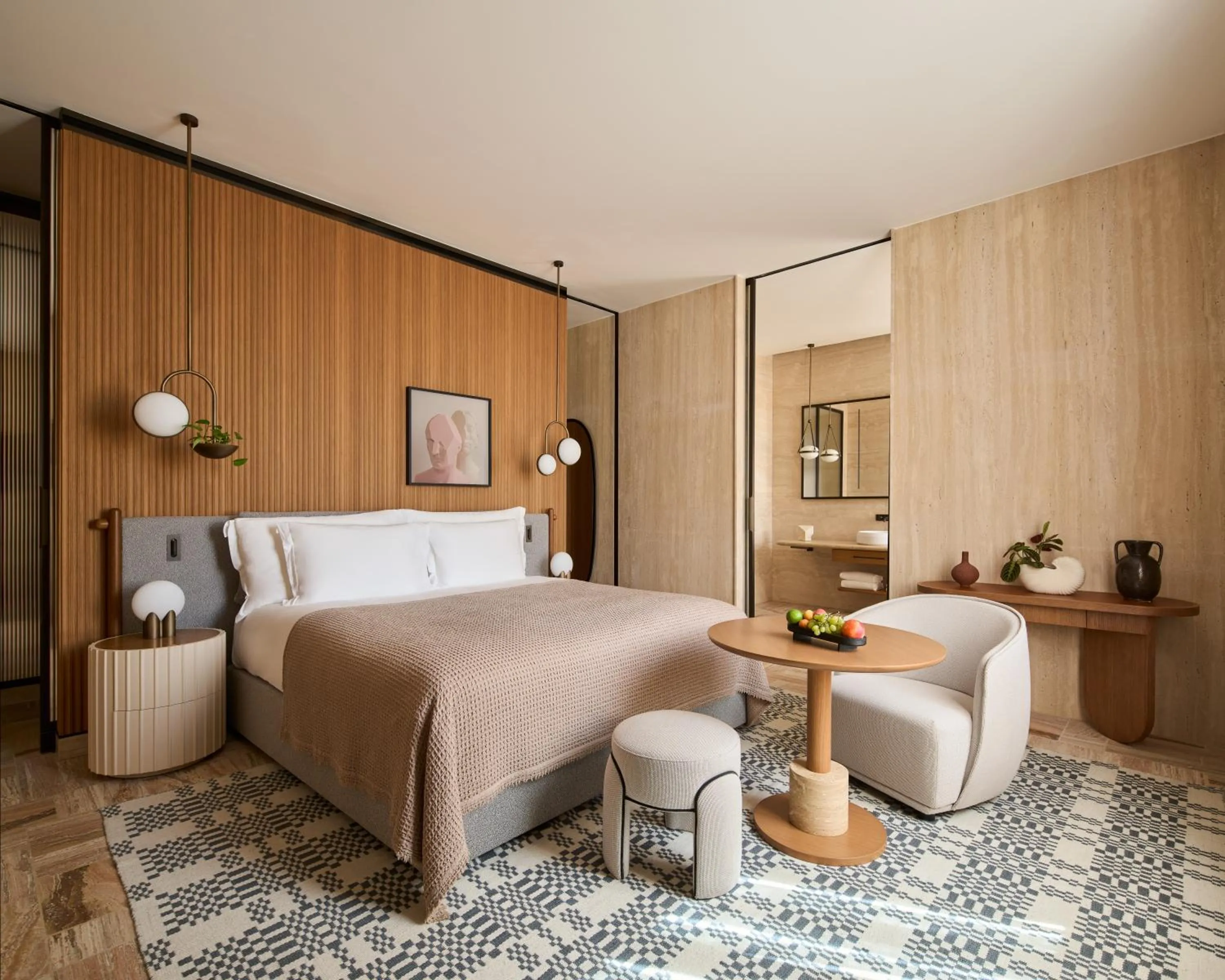 Bedroom, Bed in Six Senses Rome