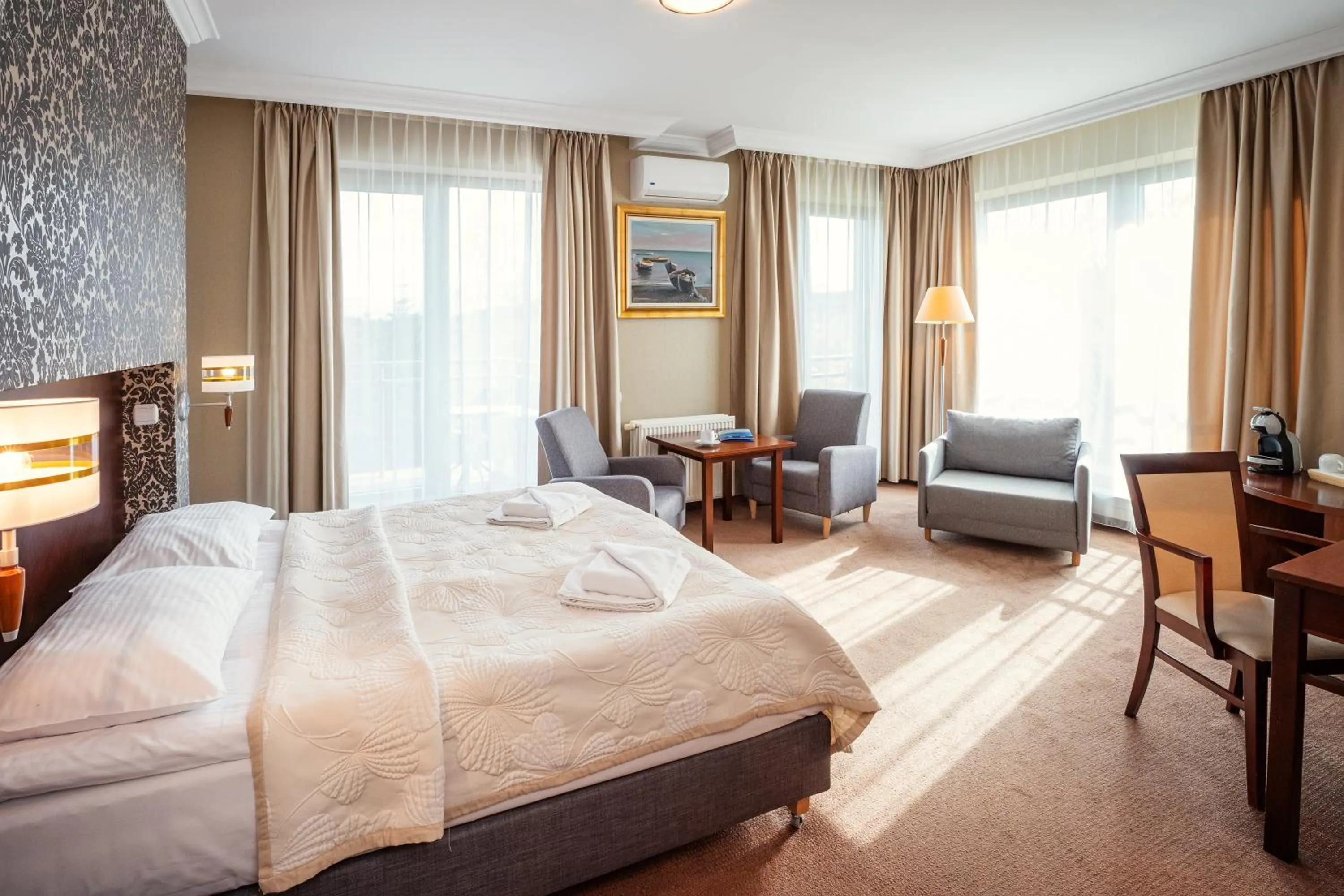 Bed in Hotel Kuracyjny Spa & Wellness