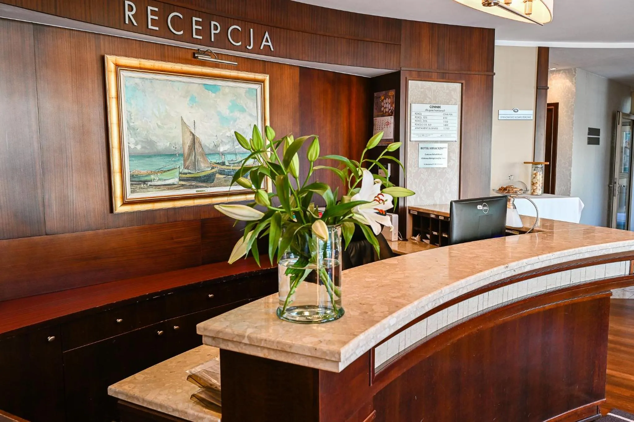 Lobby or reception in Hotel Kuracyjny Spa & Wellness