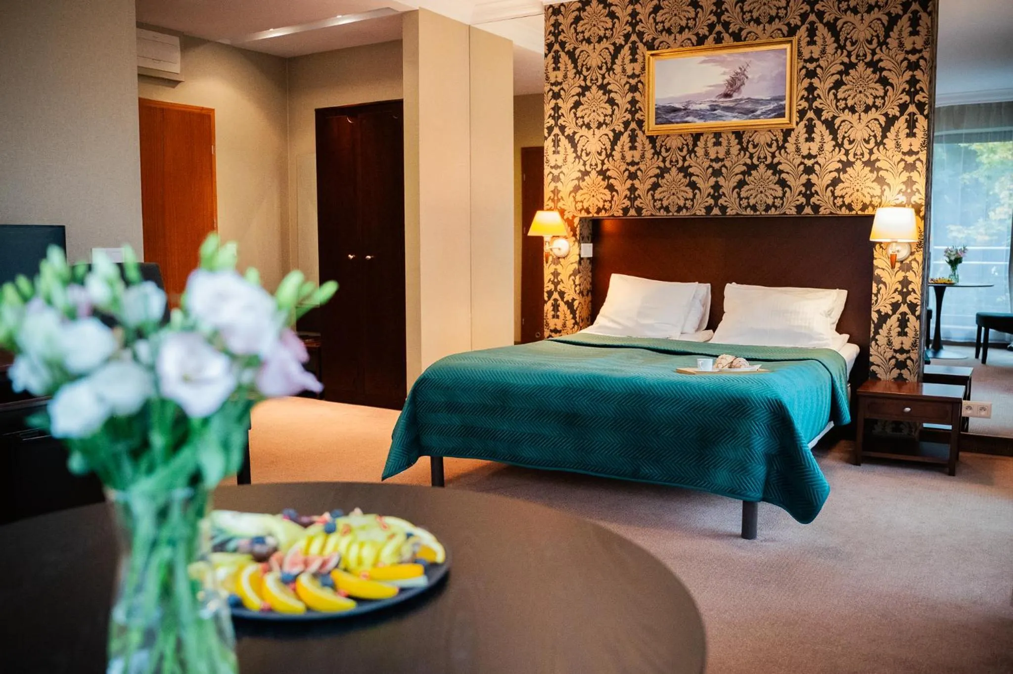 Bed in Hotel Kuracyjny Spa & Wellness