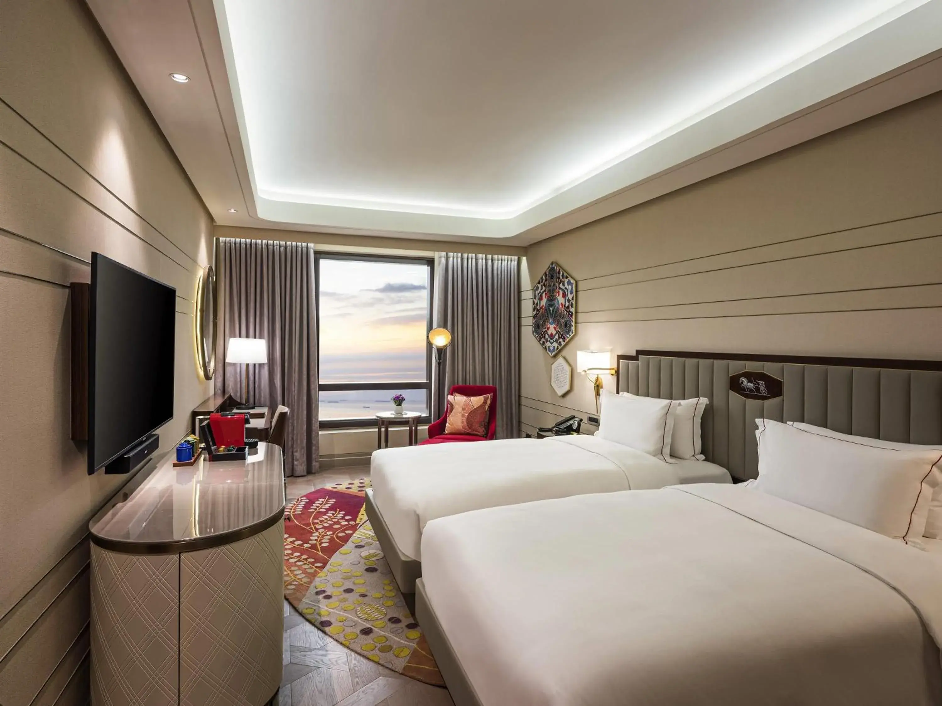 Executive Bay Twin Room with Club Lounge Access in Admiral Hotel Manila - MGallery Collection Executive Bay Twin Room with Club Lounge Access in Admiral Hotel Manila - MGallery Collection