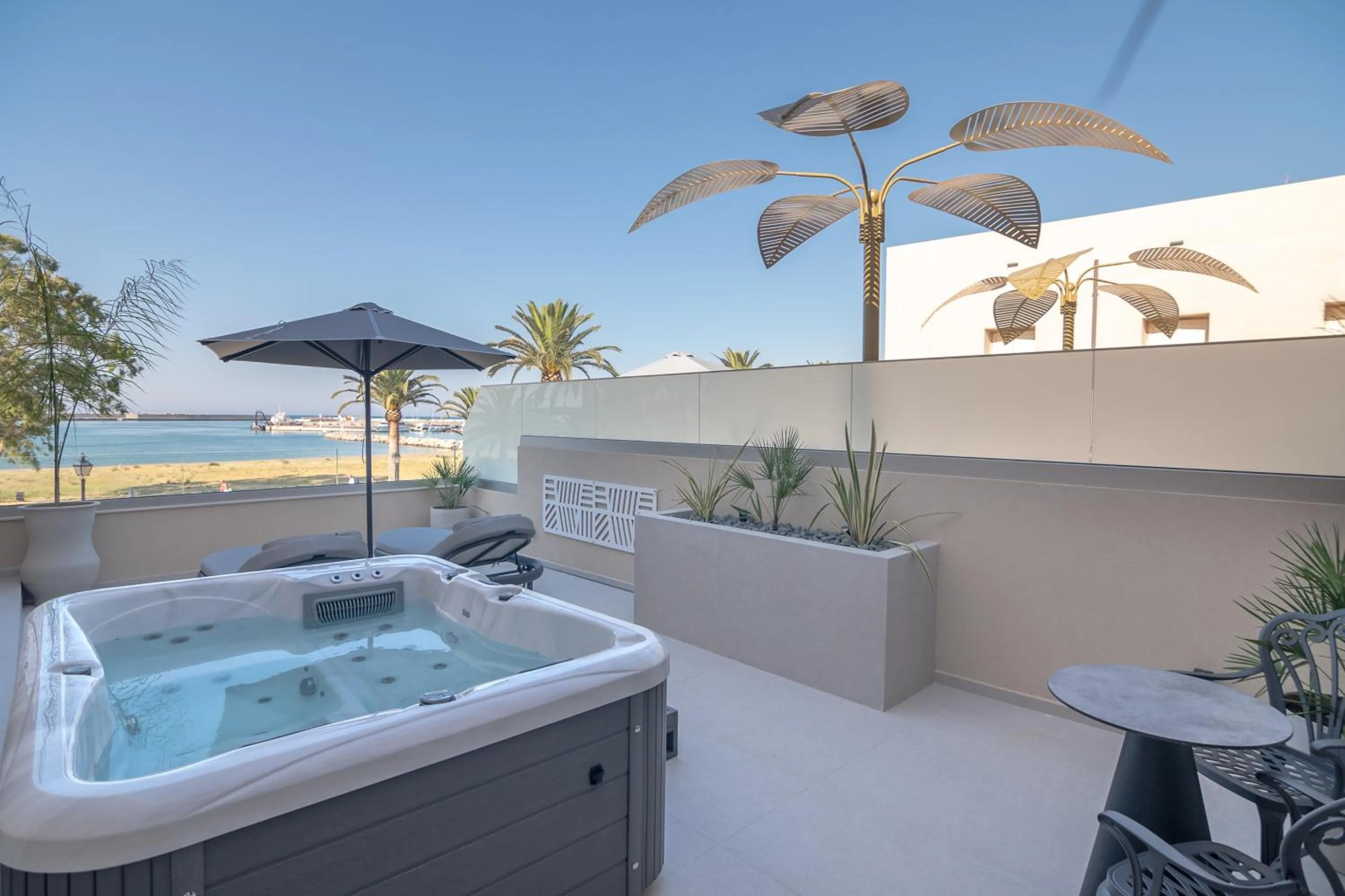 Patio in Omma Suites