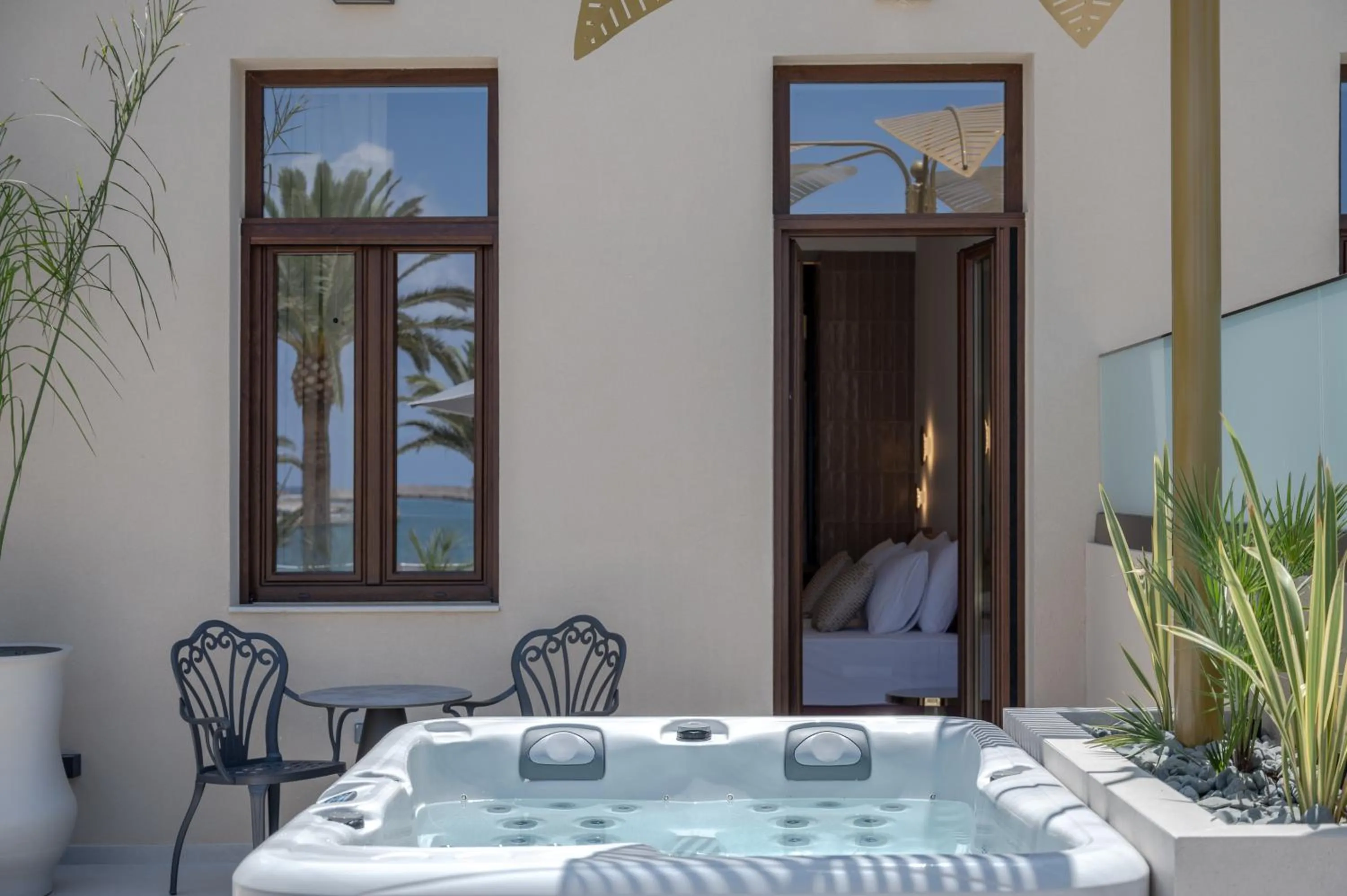 Patio in Omma Suites