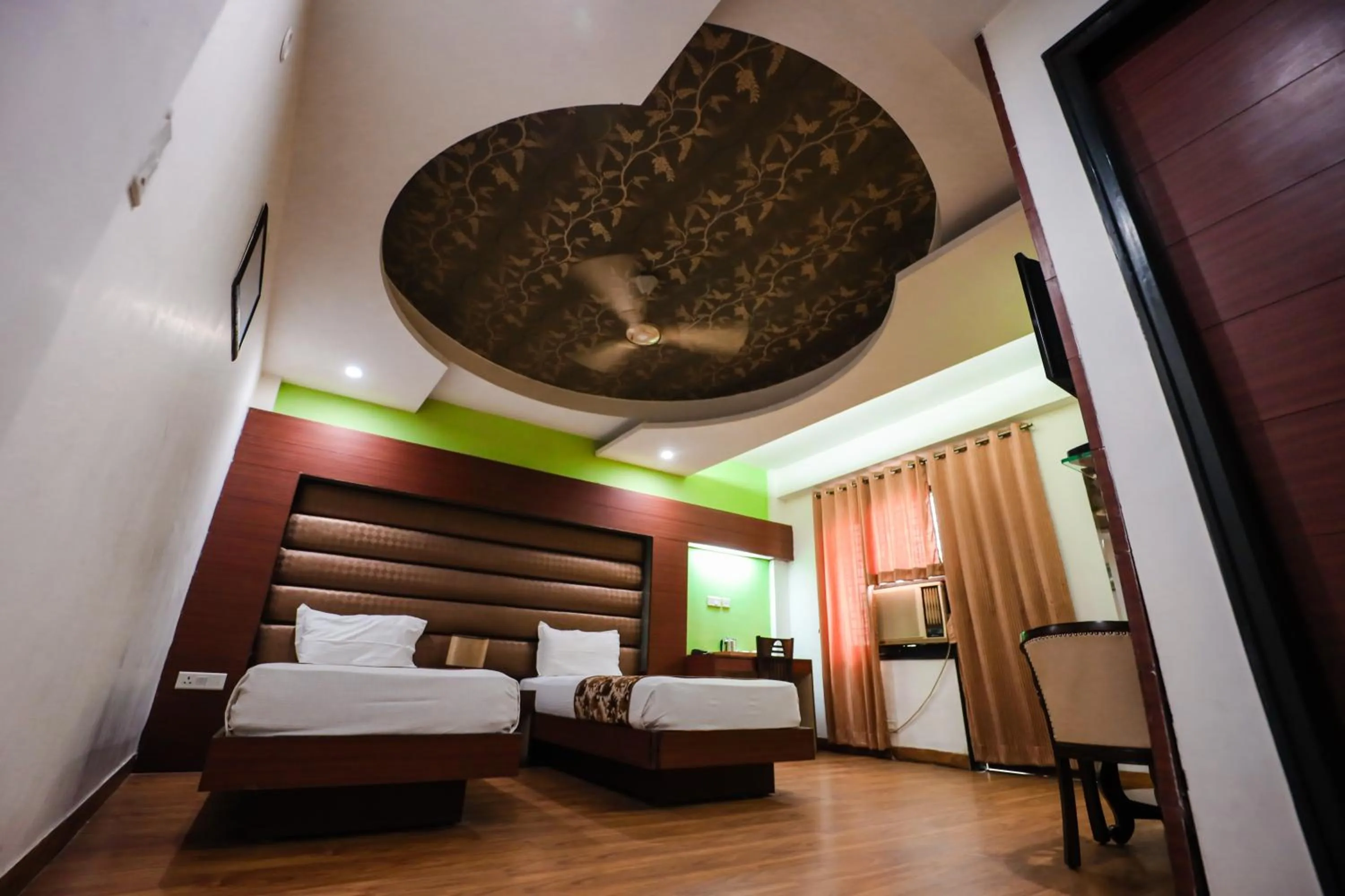 Photo of the whole room, Bed in HOMANSH GALAXY HOTEL