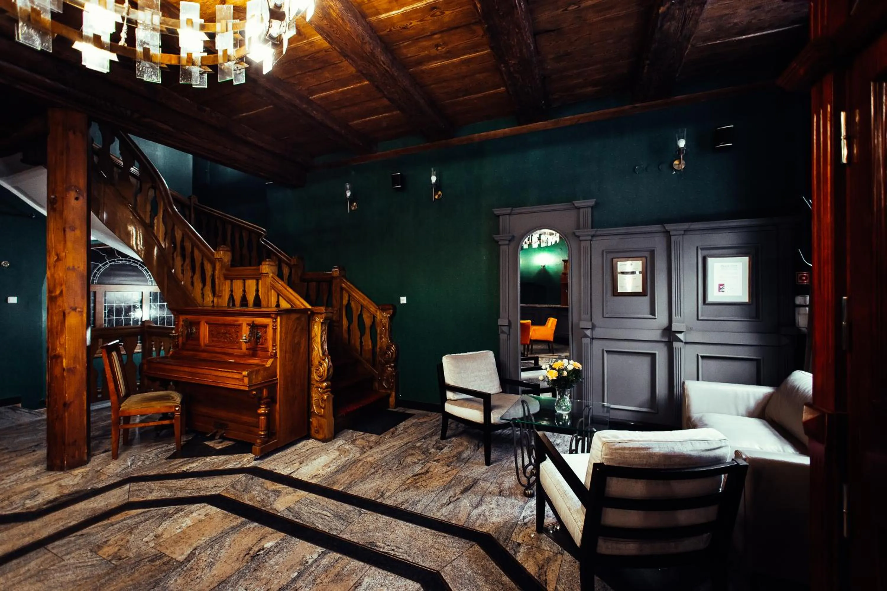 Lobby or reception, Bed in Heban Hotel