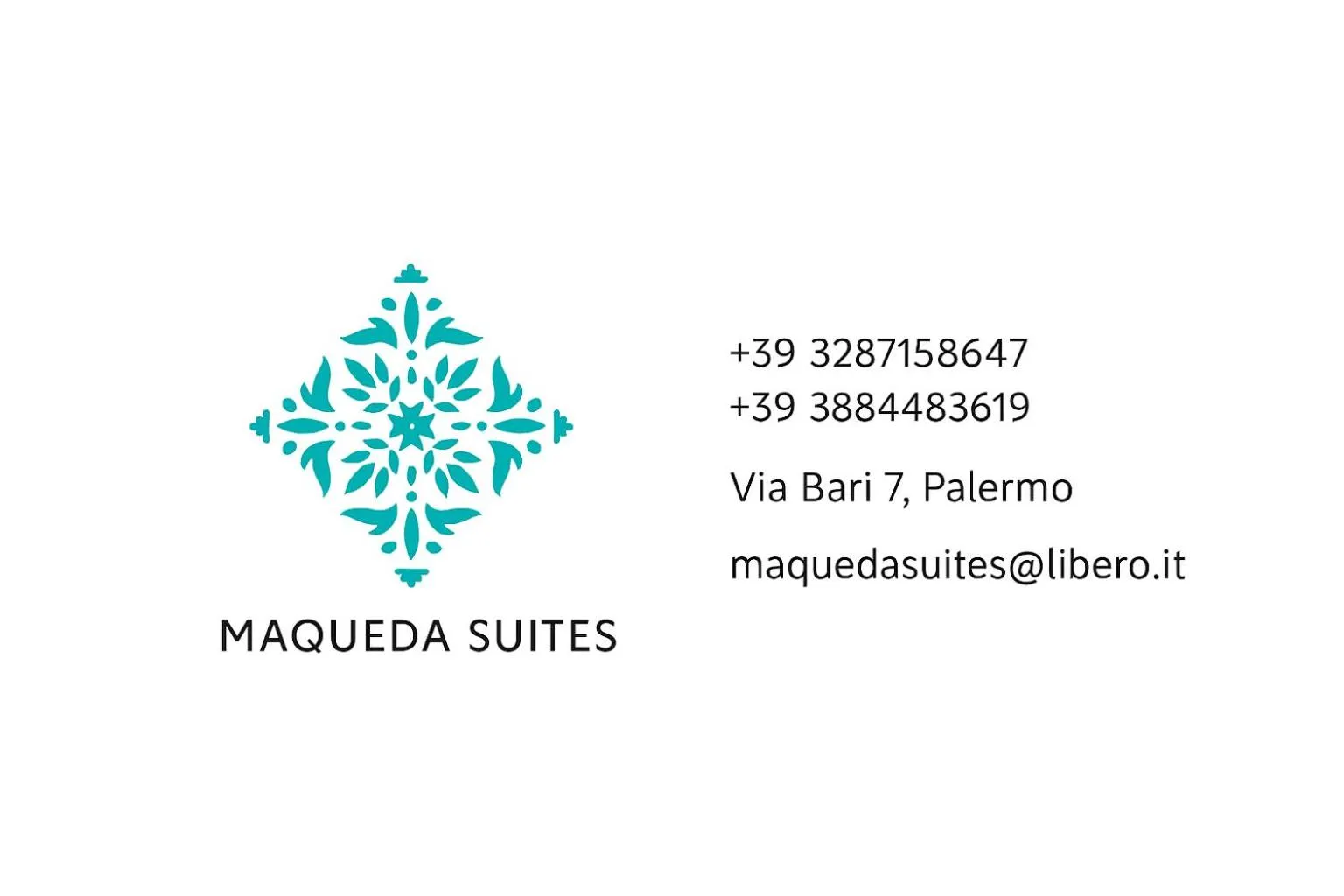 Logo/Certificate/Sign in Maqueda Suites
