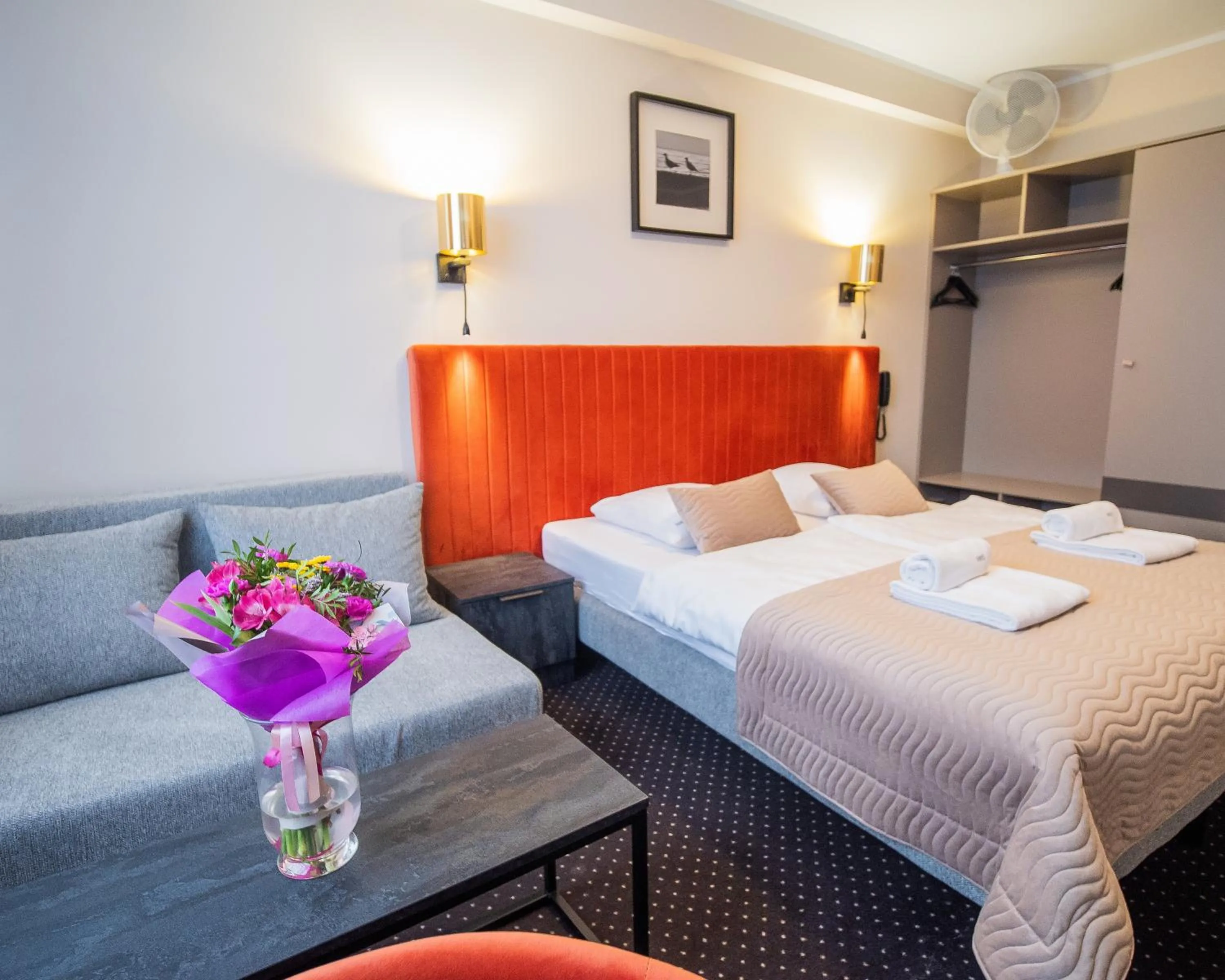 Bed in Hotel New Skanpol