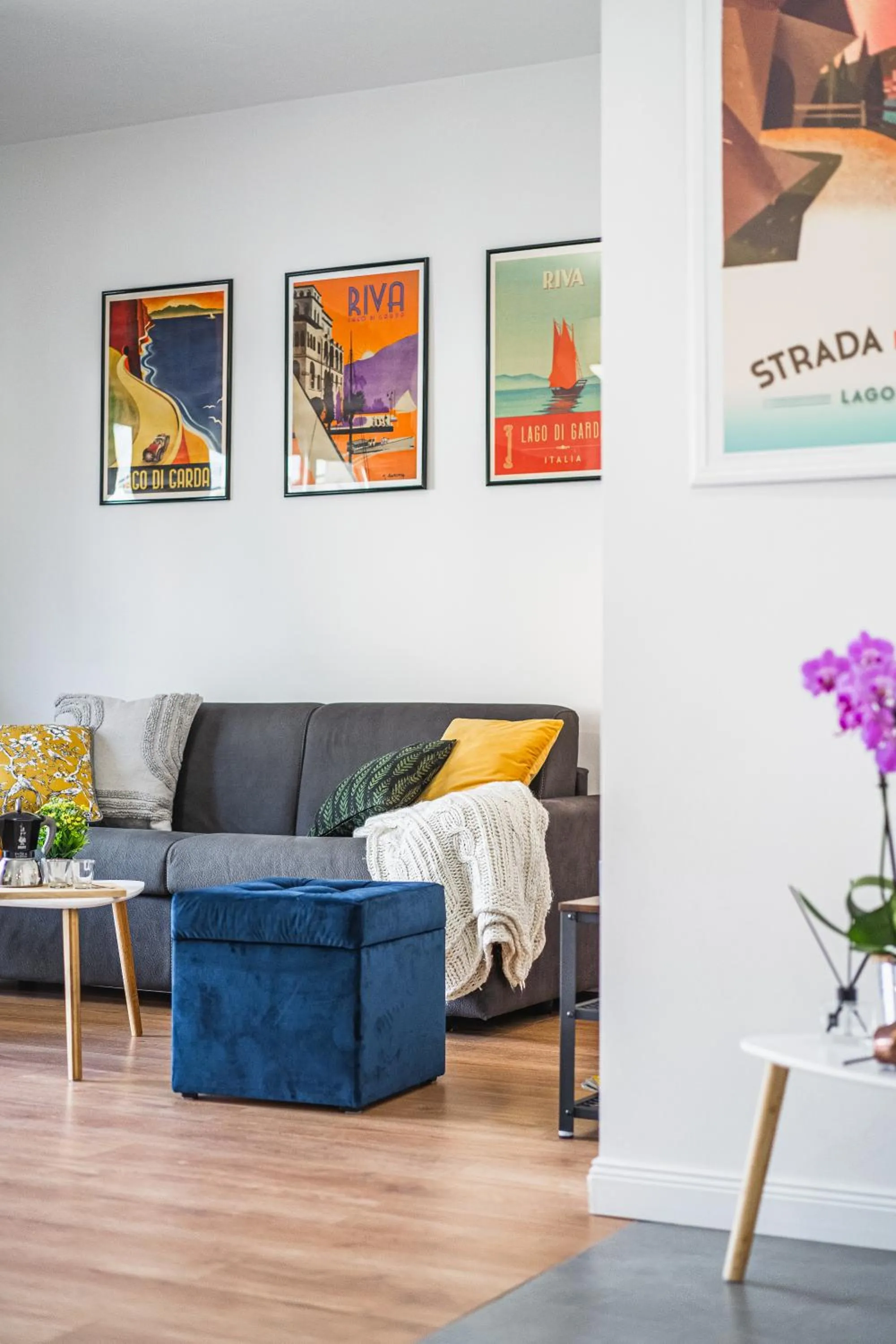 Living room in Outdooredo Garda Apartment