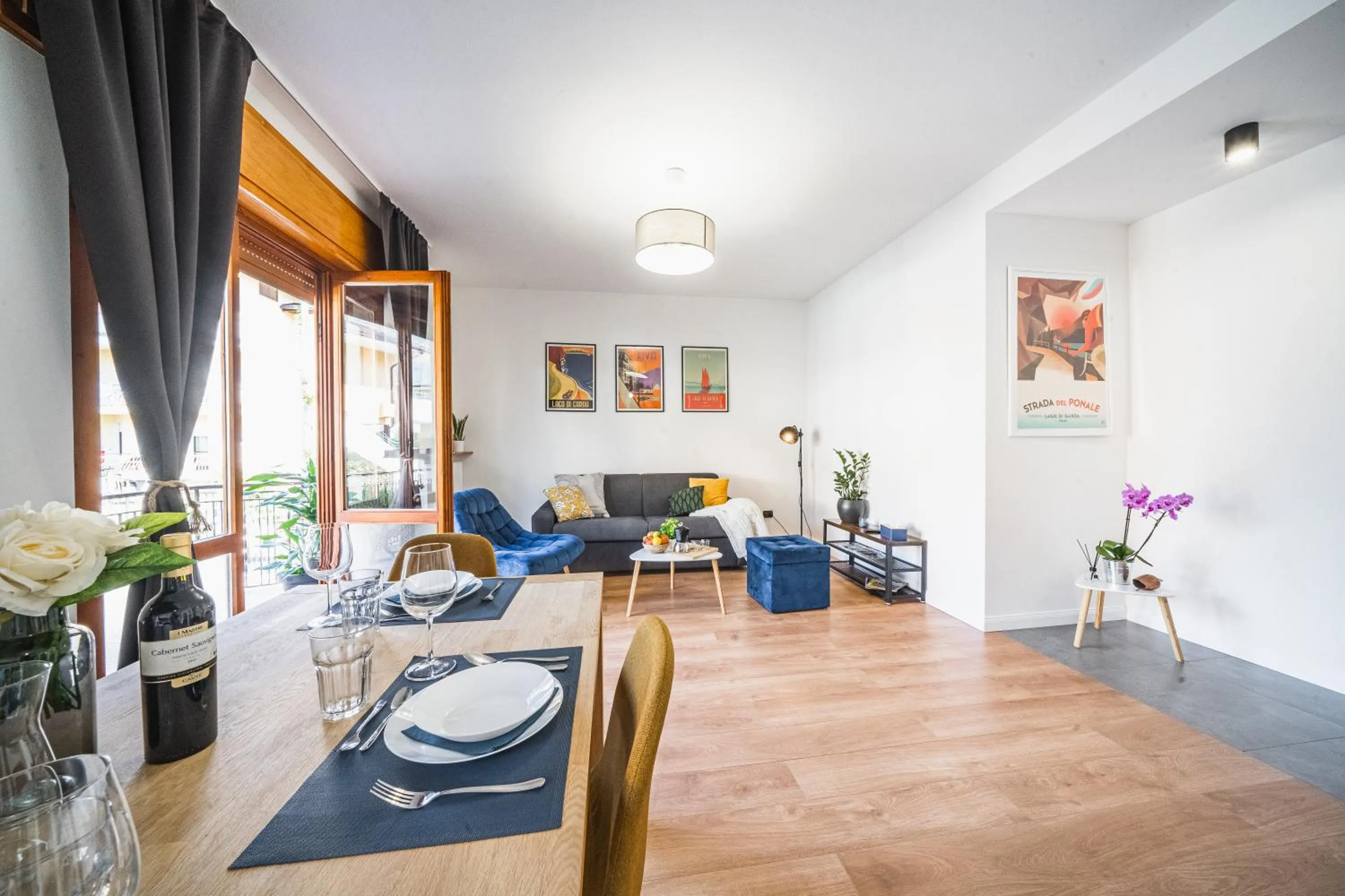 Living room in Outdooredo Garda Apartment