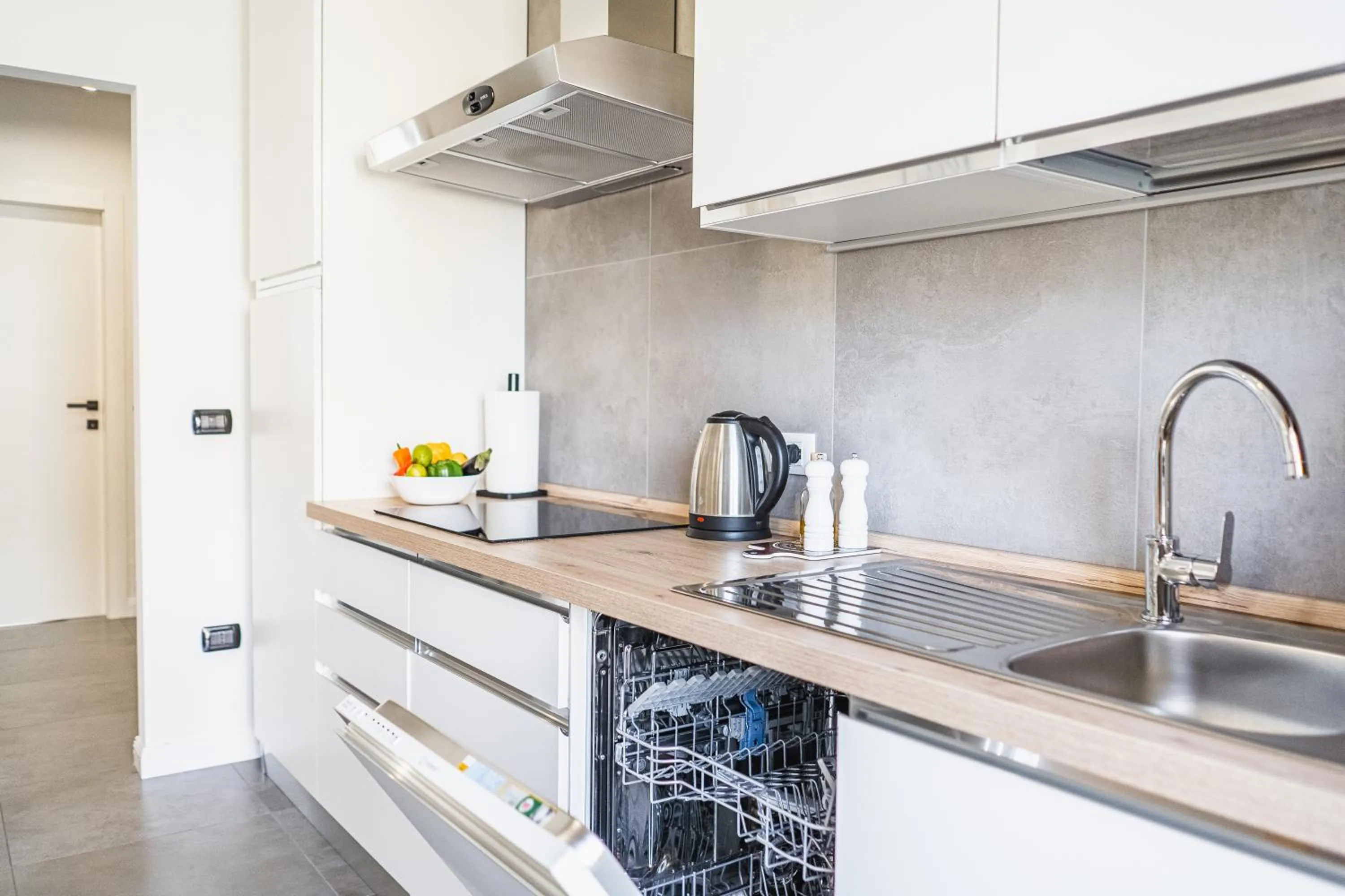 Kitchen or kitchenette in Outdooredo Garda Apartment