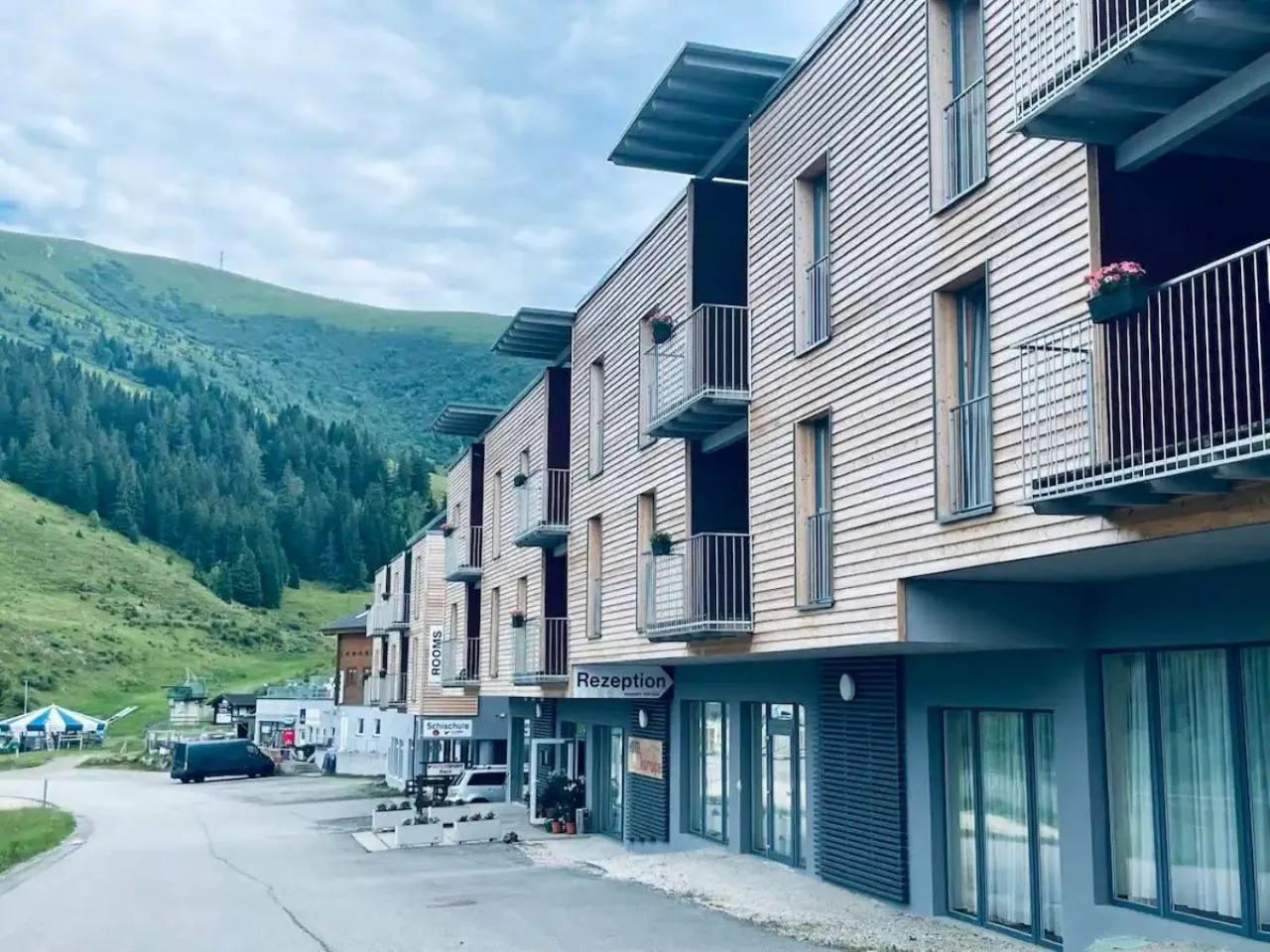 Property building in Hotel Koralpe