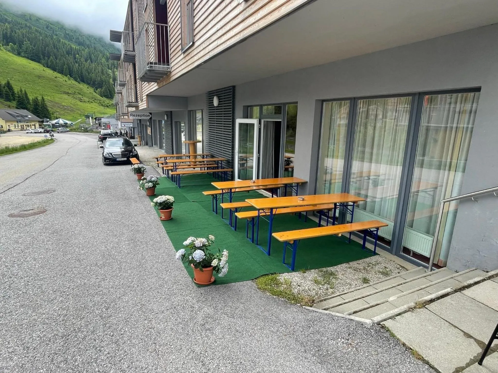 Balcony/Terrace in Hotel Koralpe