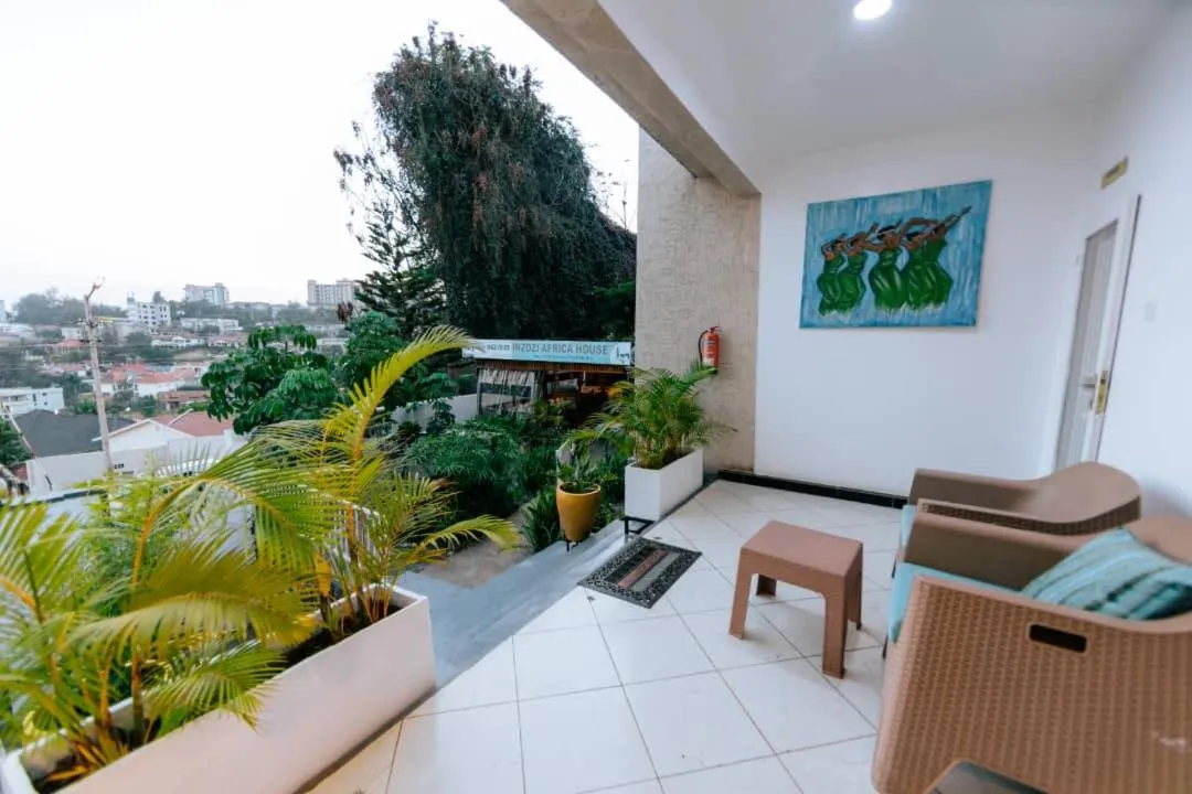 Balcony/Terrace in INZOZI AFRICA HOUSE B&B-Gishushu