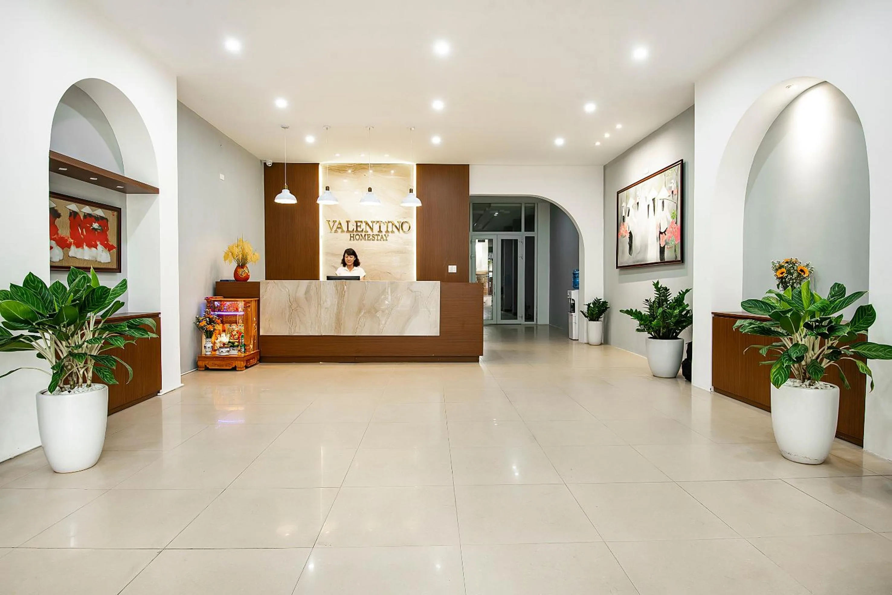 Lobby or reception in Valentino Homestay Hue