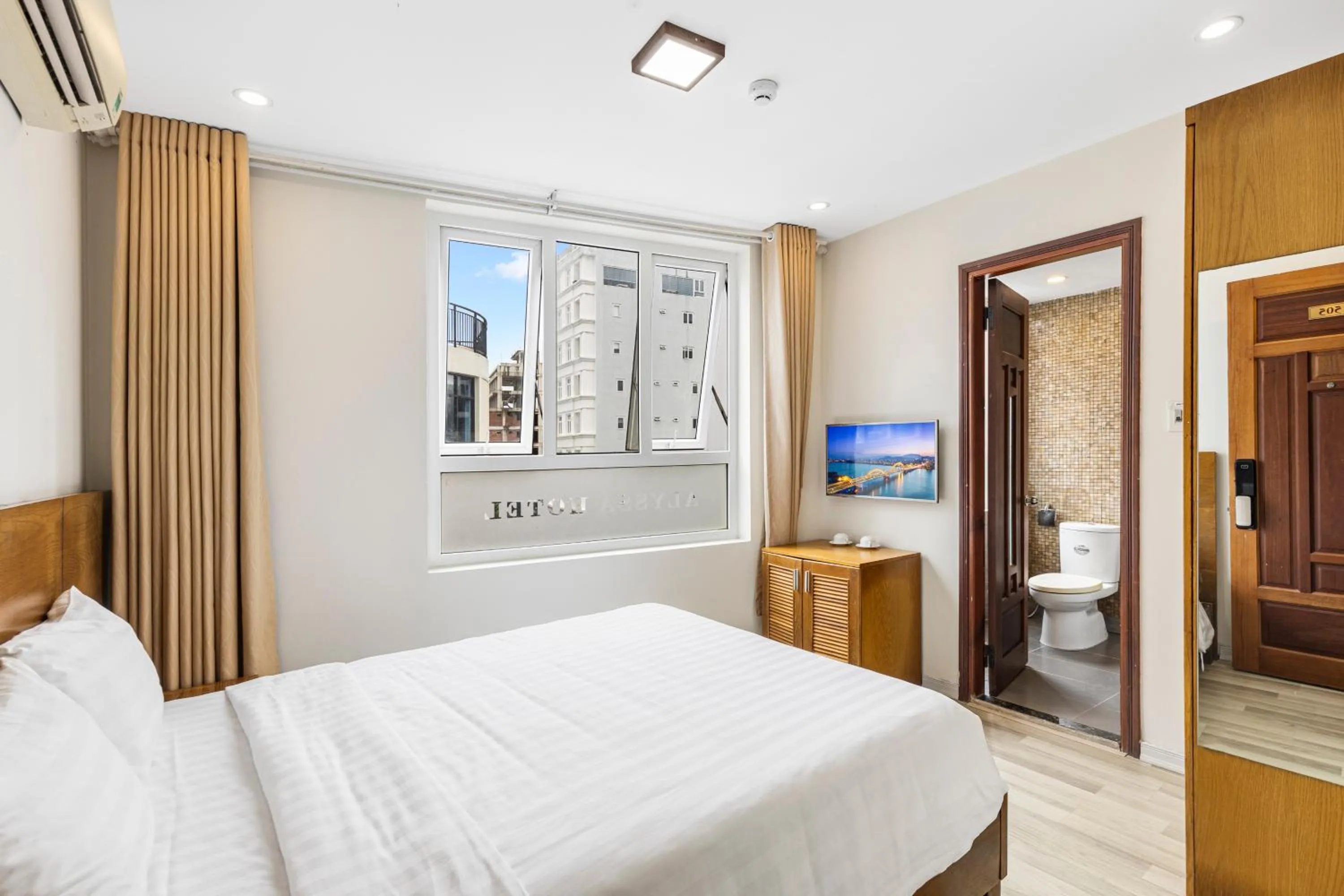 Bed in Alyssa Hotel Da Nang