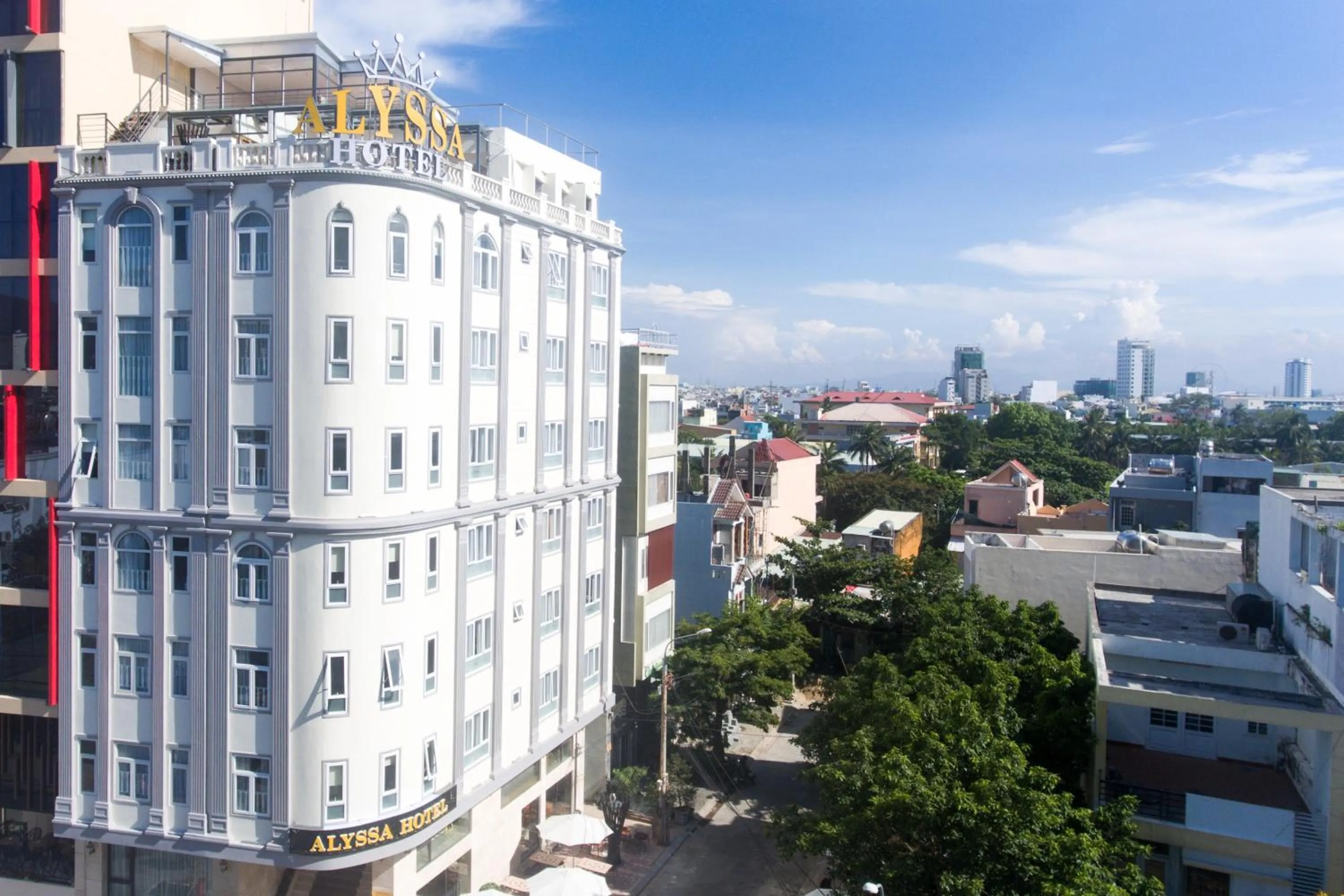City view in Alyssa Hotel Da Nang