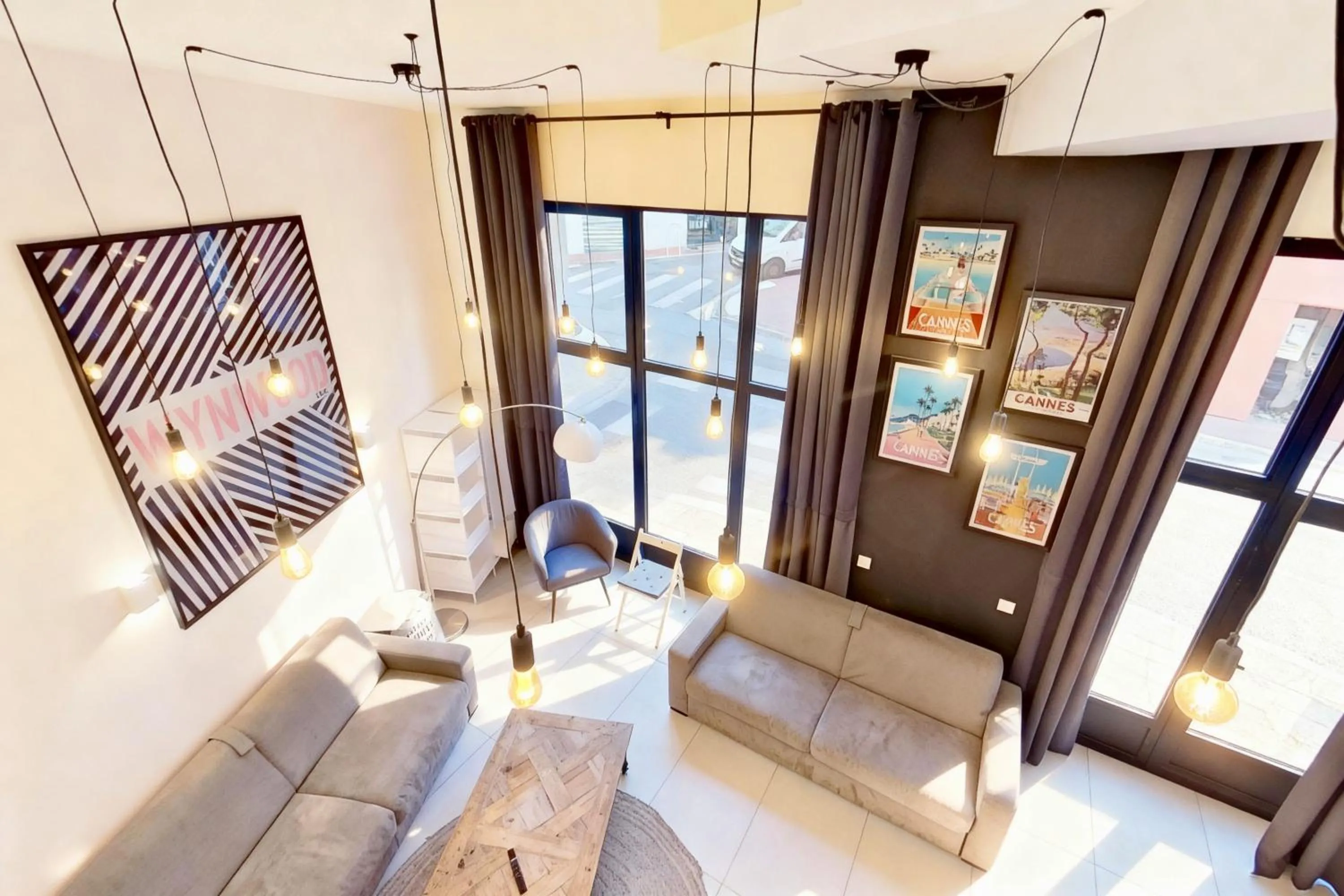 Living room in VILLA MARINA CANNES
