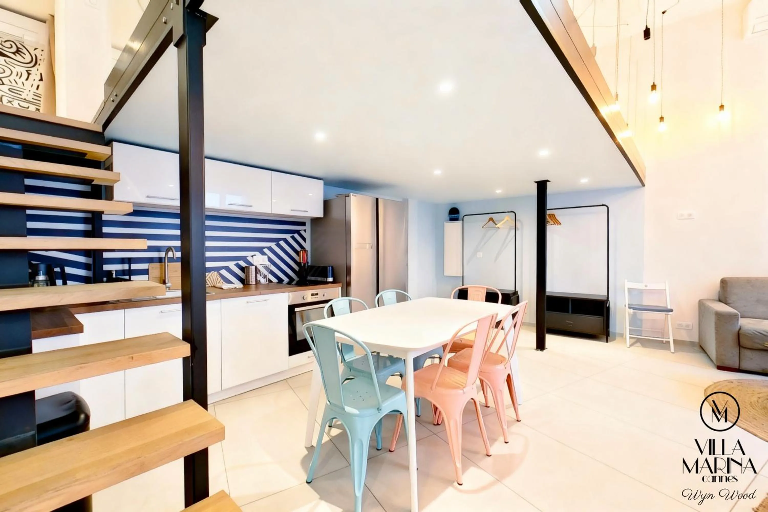 Kitchen or kitchenette in VILLA MARINA CANNES