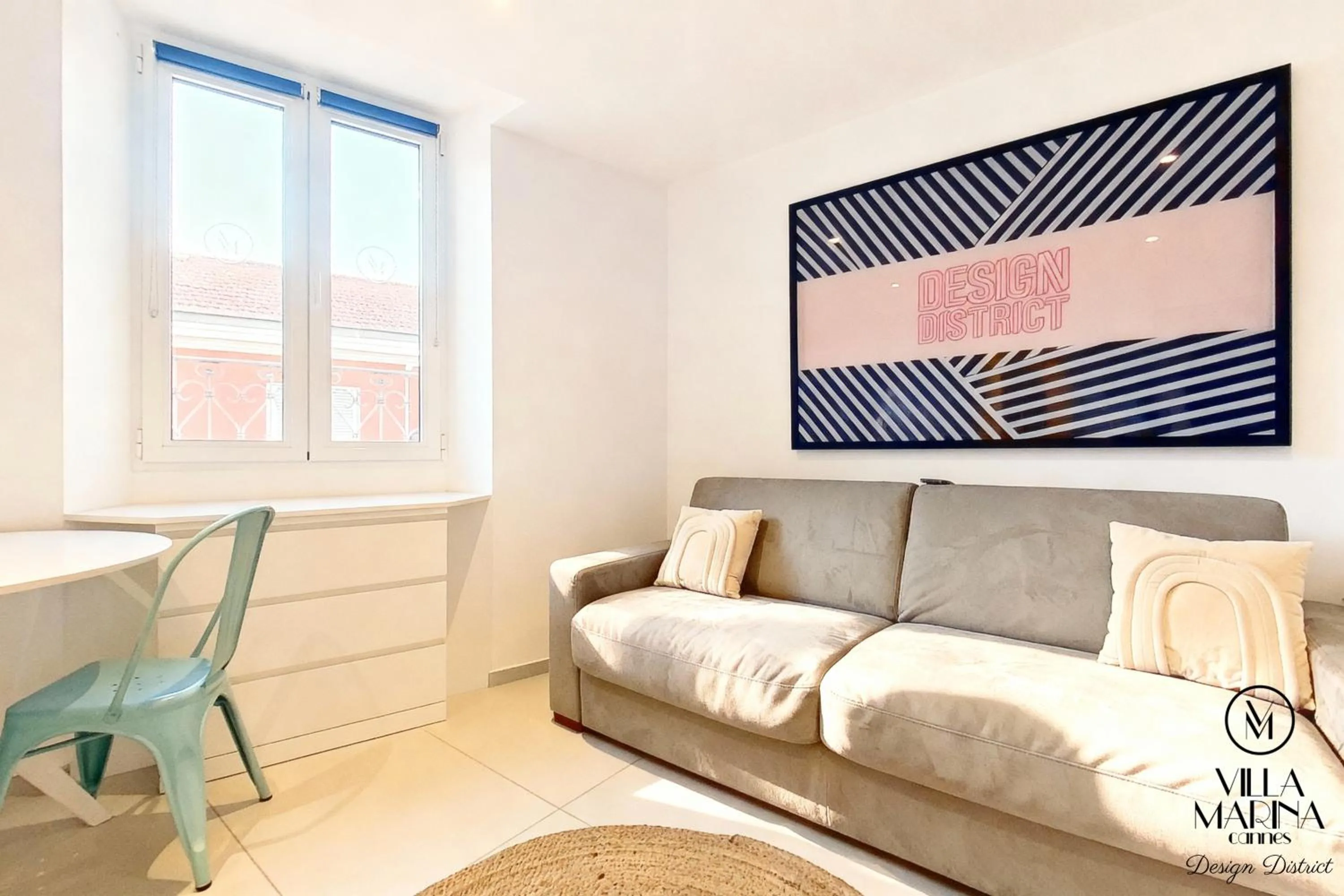 Living room in VILLA MARINA CANNES