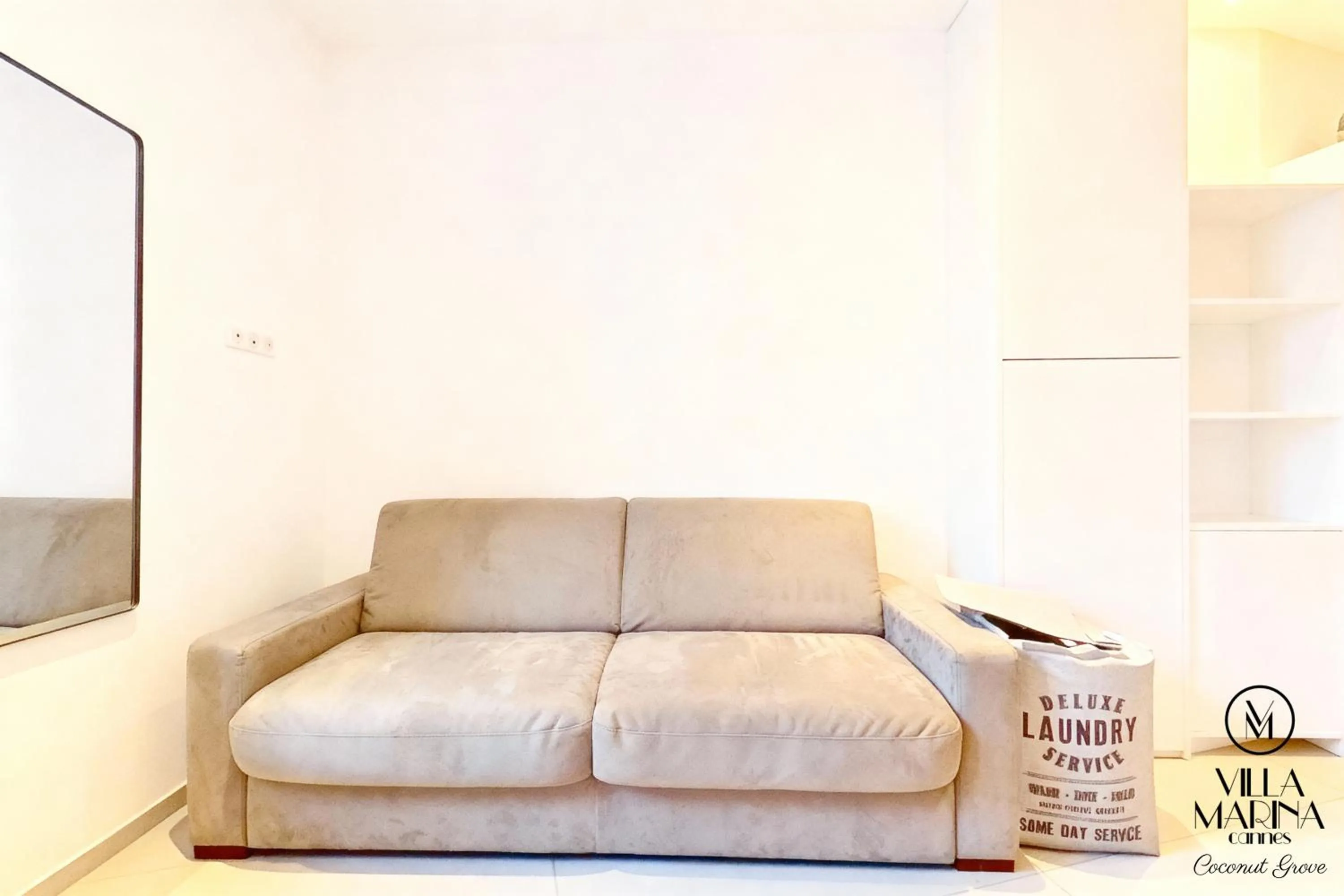 Living room in VILLA MARINA CANNES