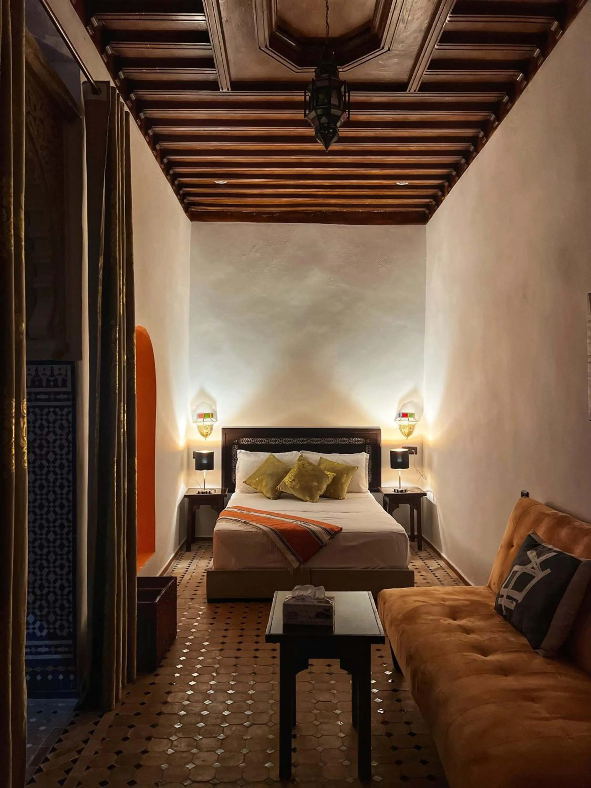 Bed in Riad Majorelle