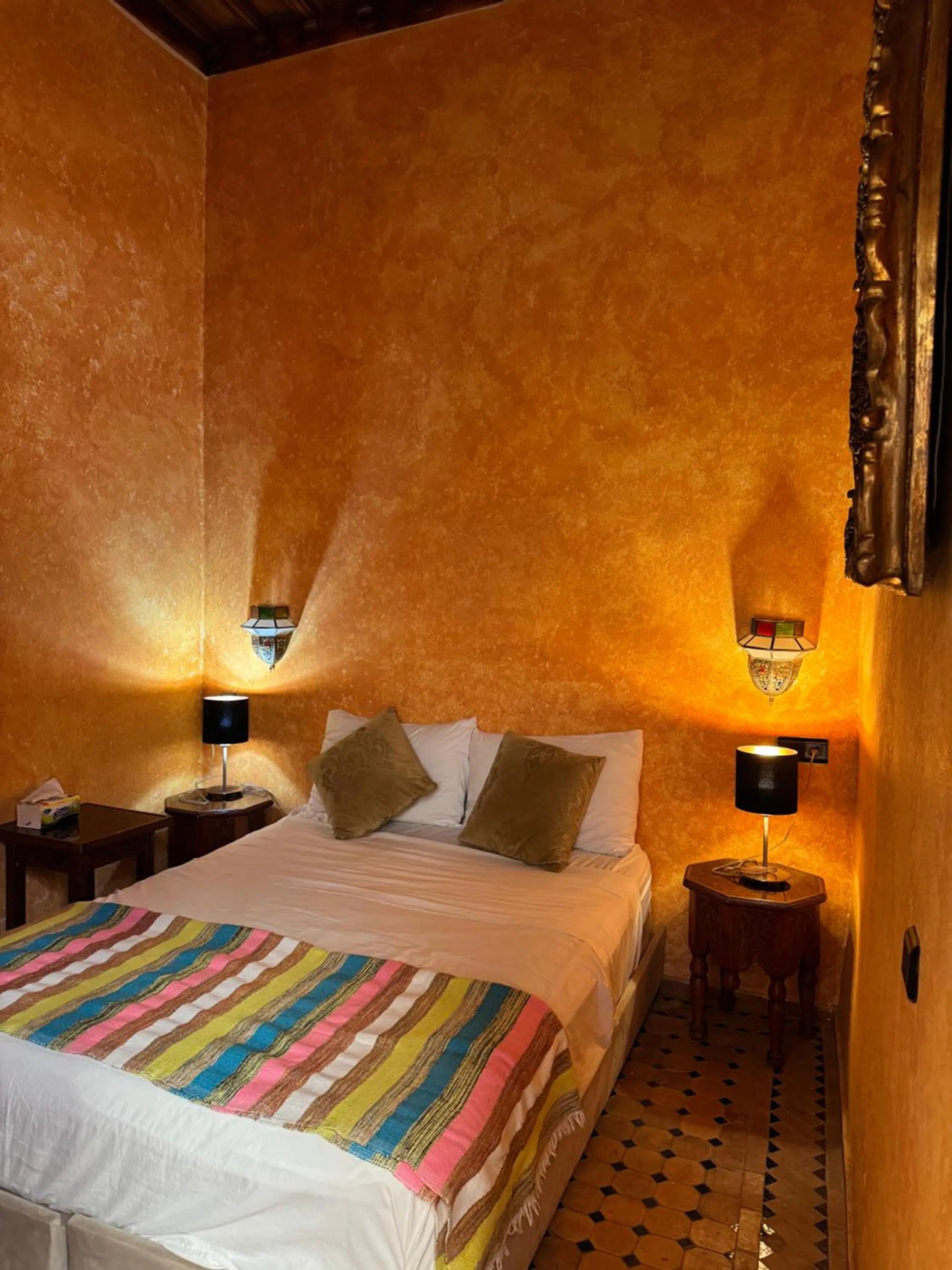 Bed in Riad Majorelle