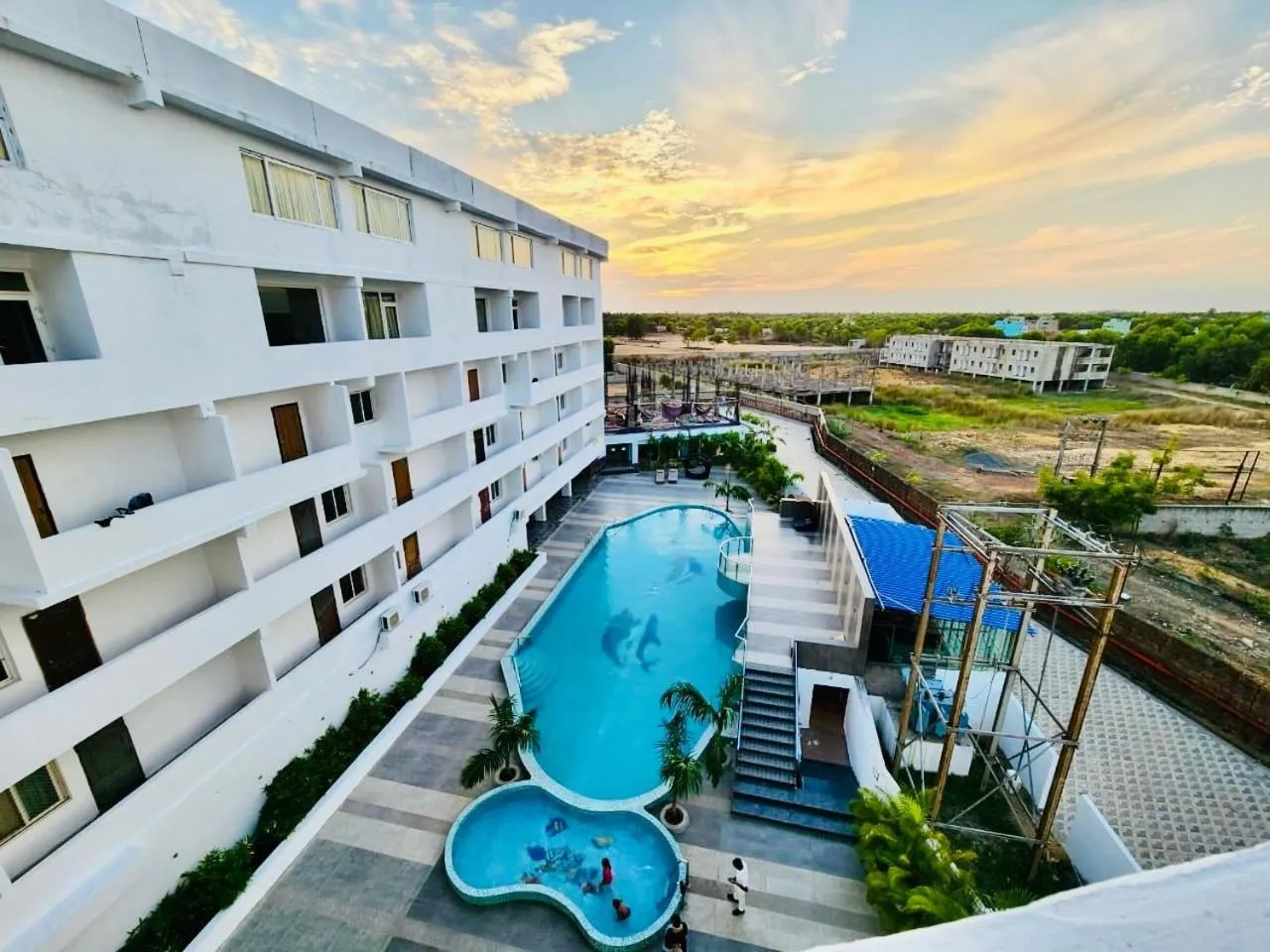 Pool View in Seven Hills Hotel