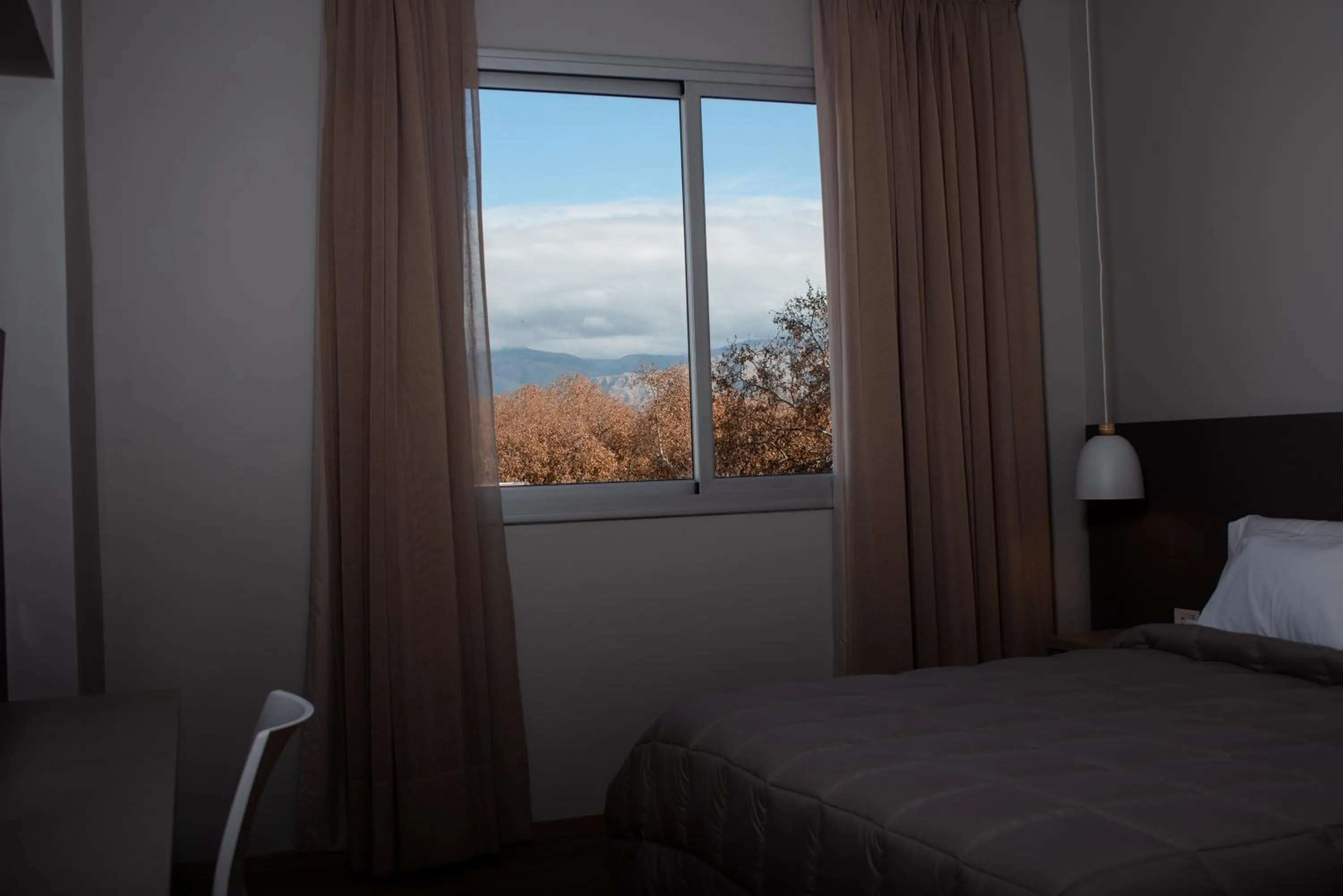 View (from property/room), Bed in Gran Hotel Dakar