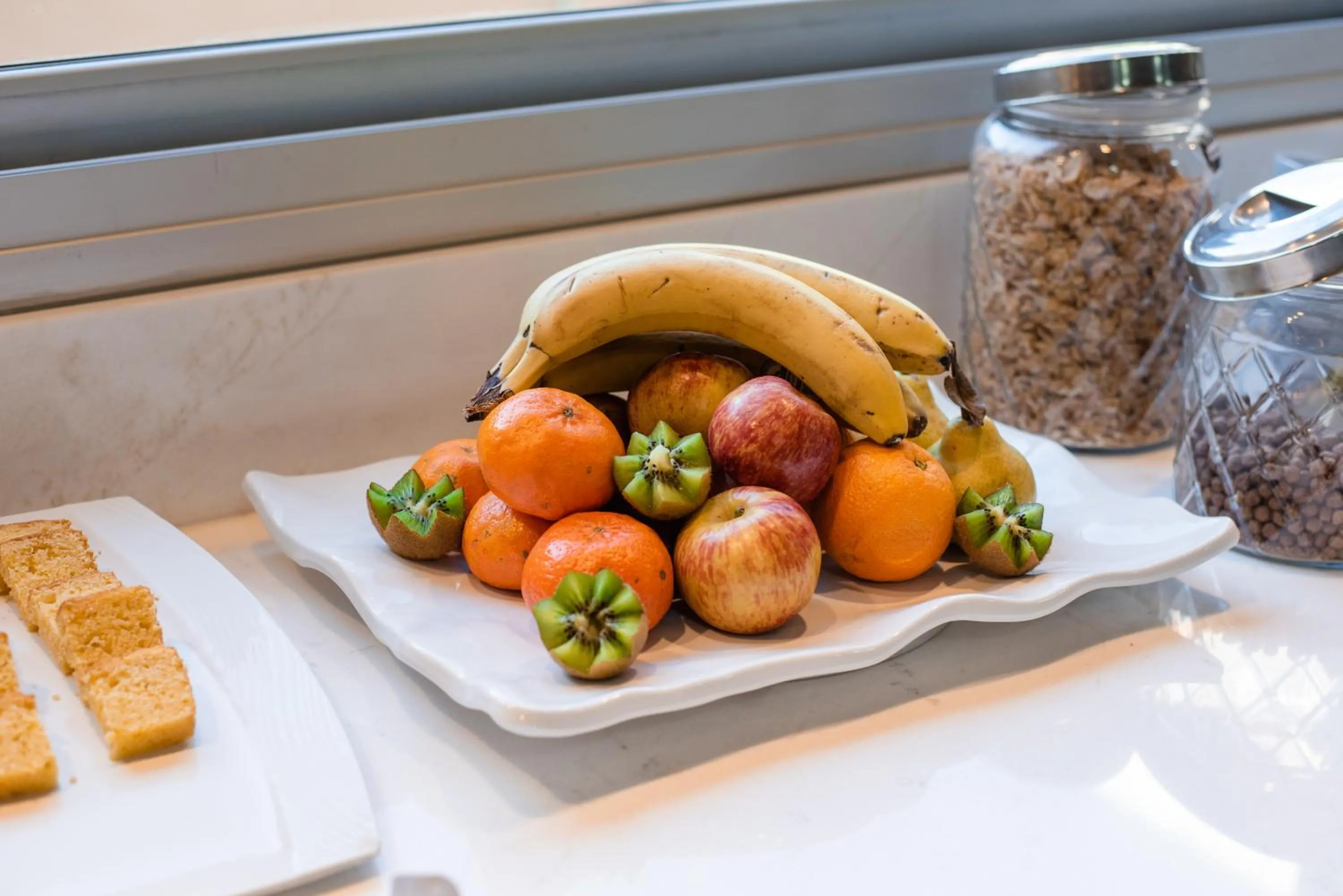 Buffet breakfast in Gran Hotel Dakar