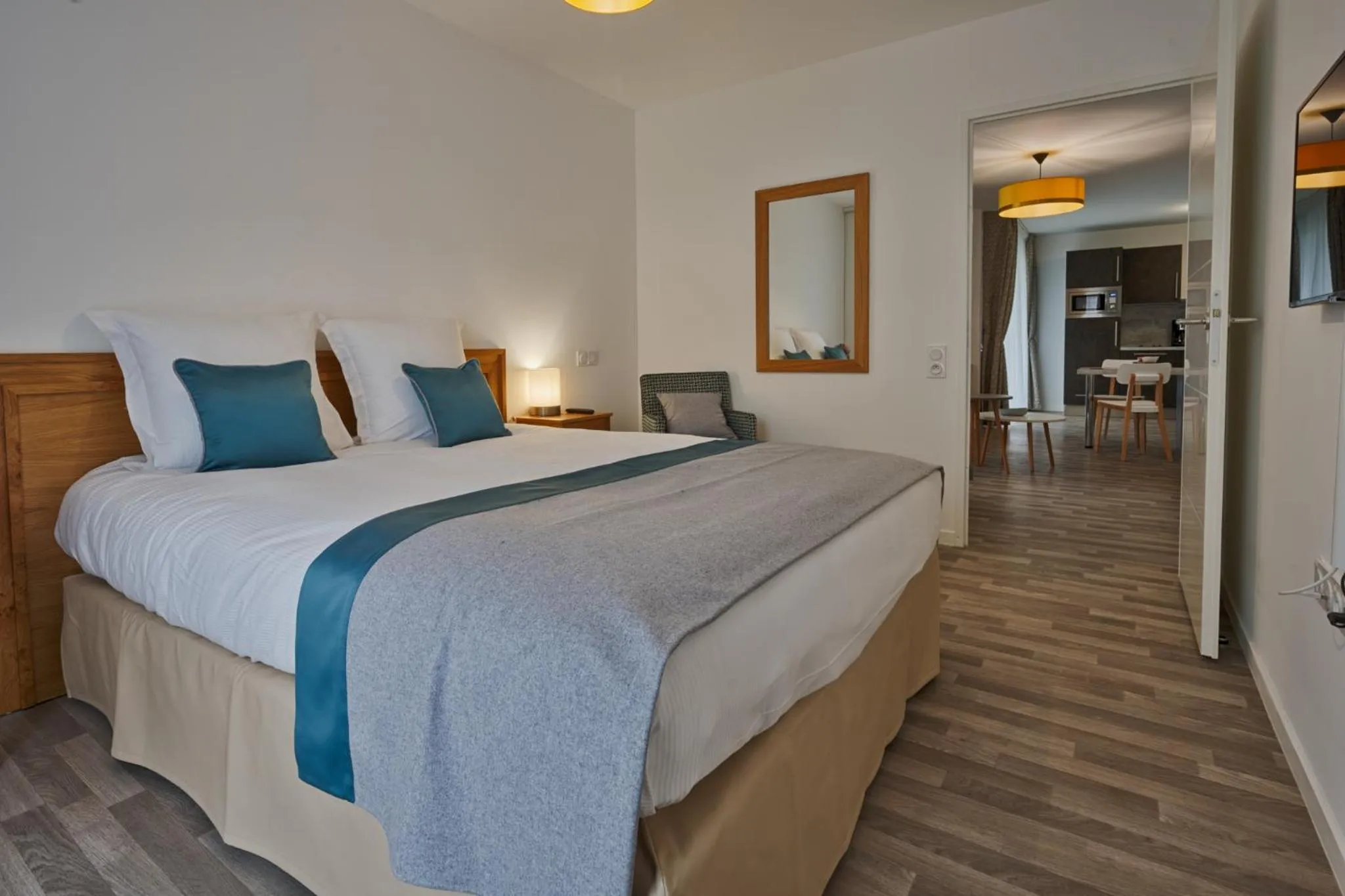 Bedroom, Bed in DOMITYS Le Piano Résidence Sénior