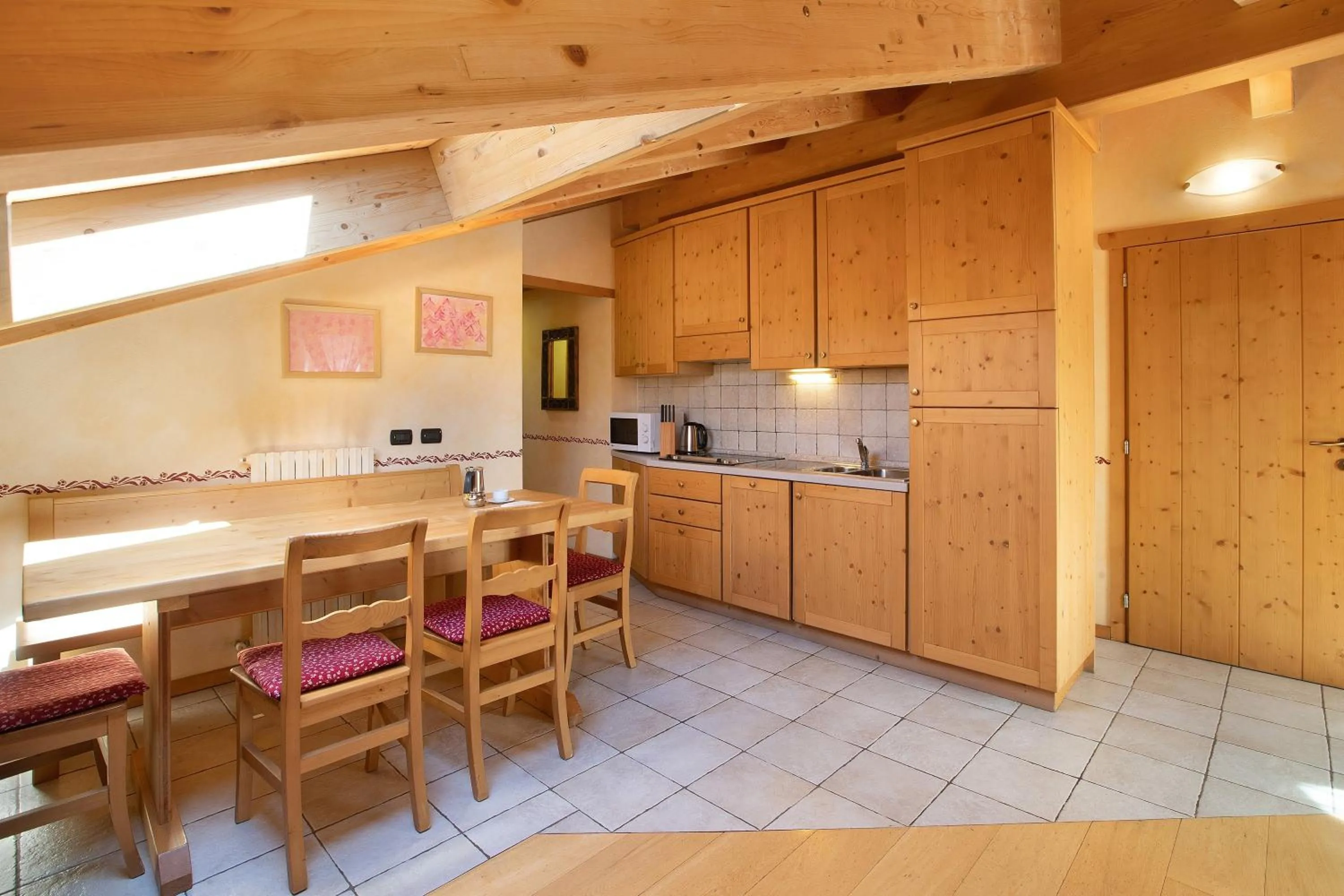 Living room in Baita dei ski app 6