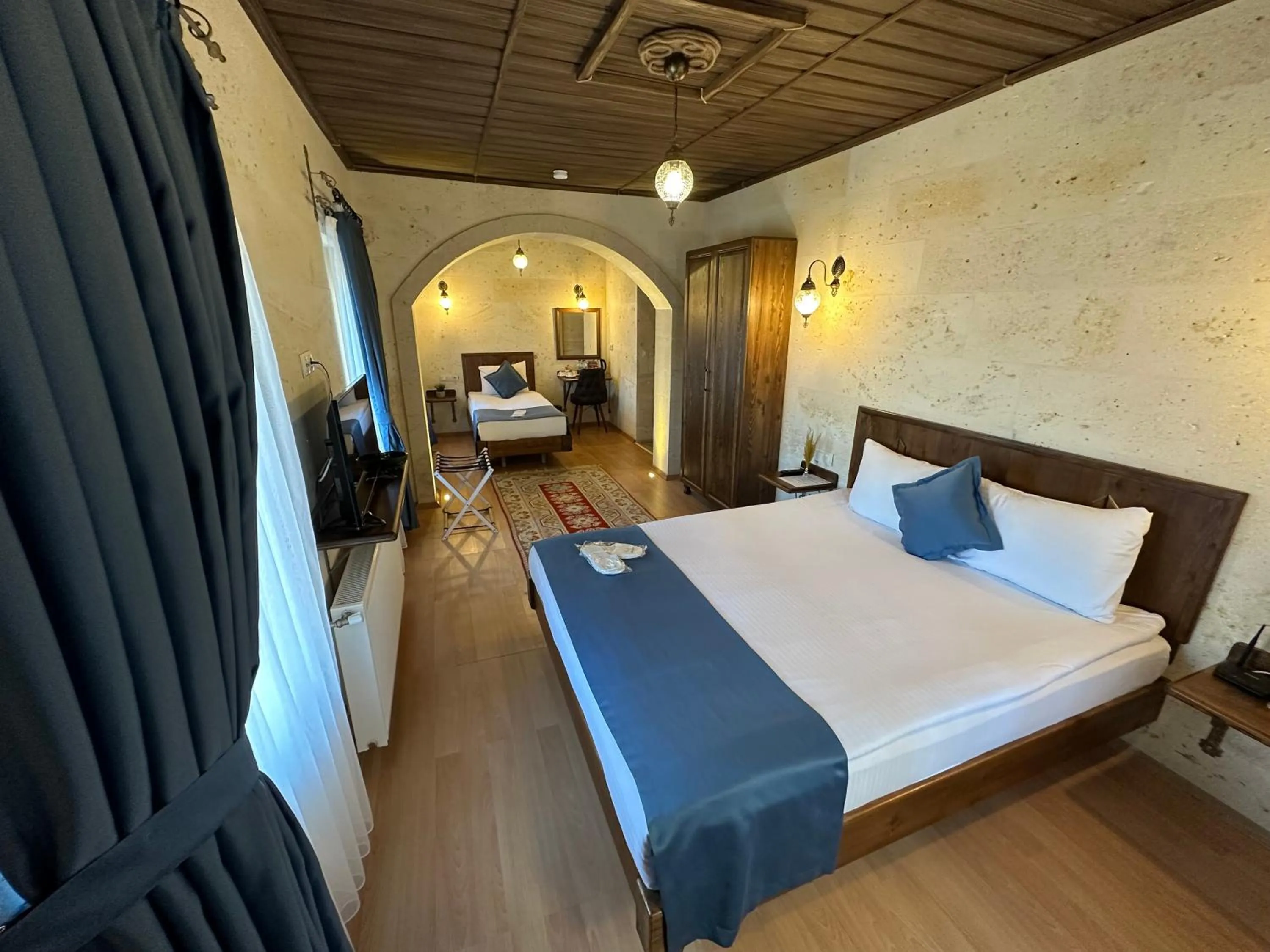 Communal lounge/ TV room, Bed in Virtus Cappadocia Hotel Göreme