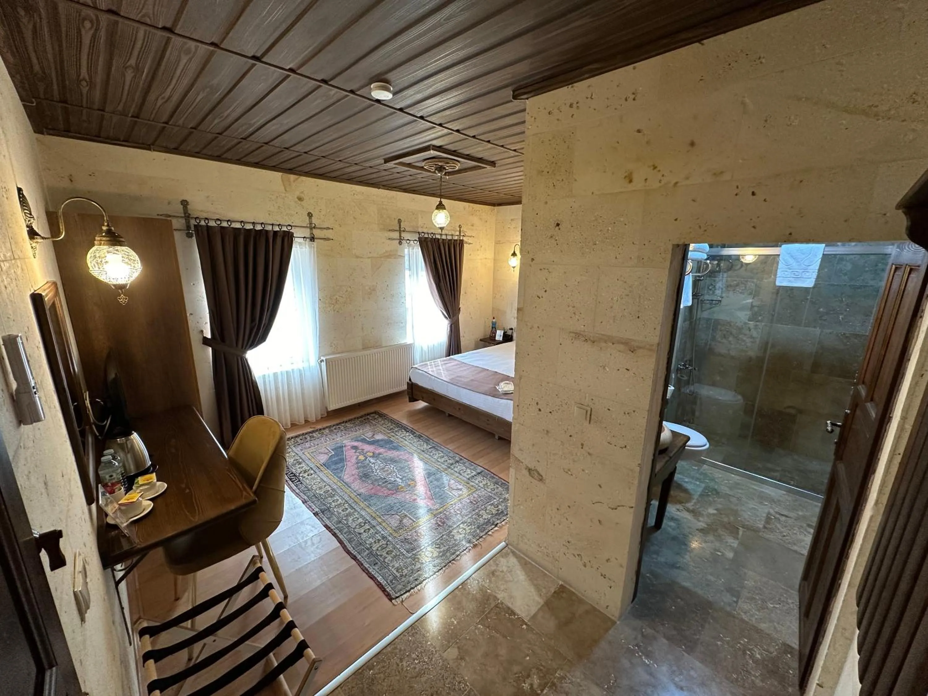 Bed in Virtus Cappadocia Hotel Göreme