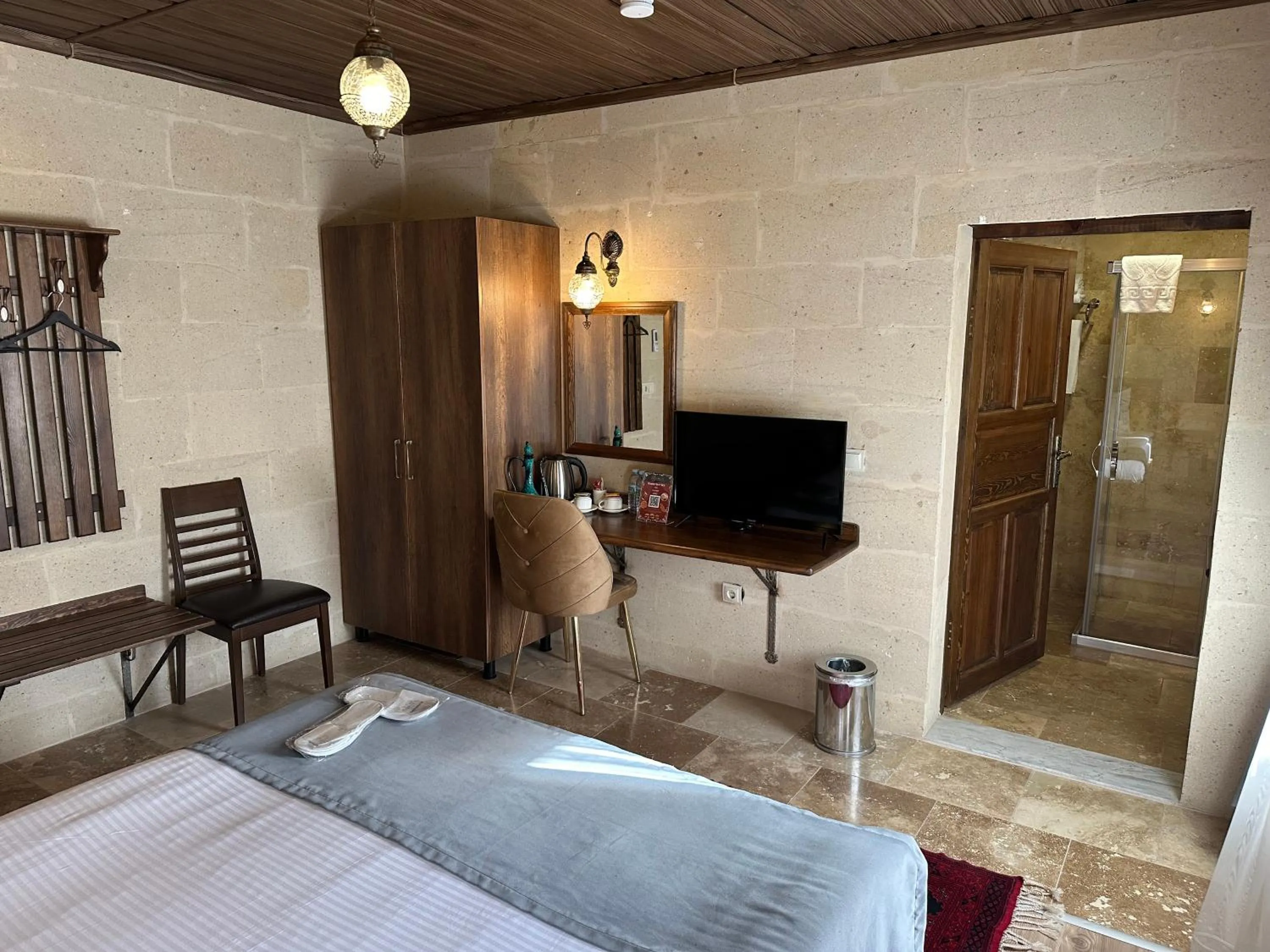 Bed in Virtus Cappadocia Hotel Göreme