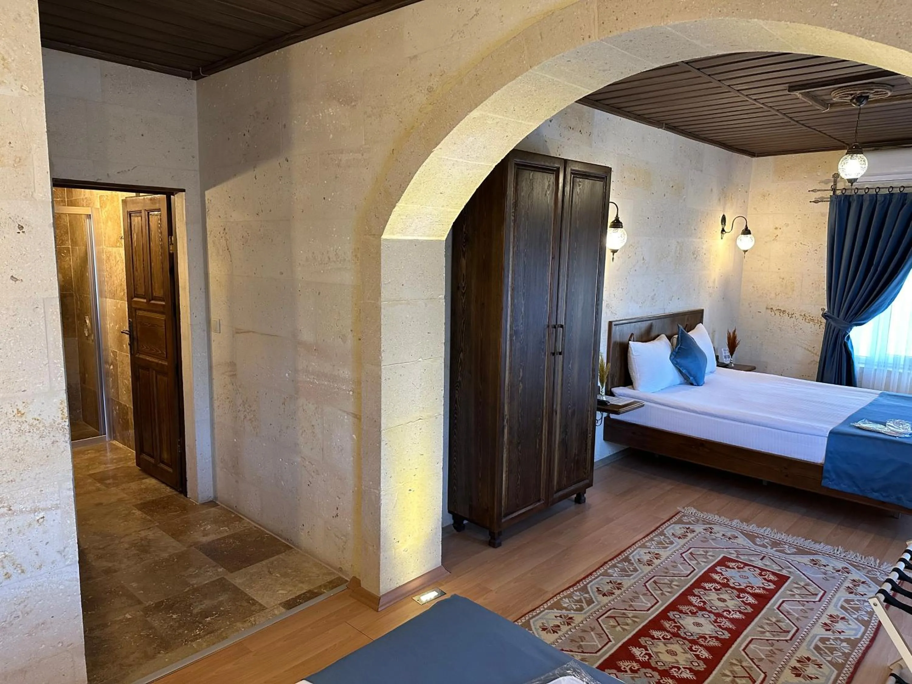 Bed in Virtus Cappadocia Hotel Göreme