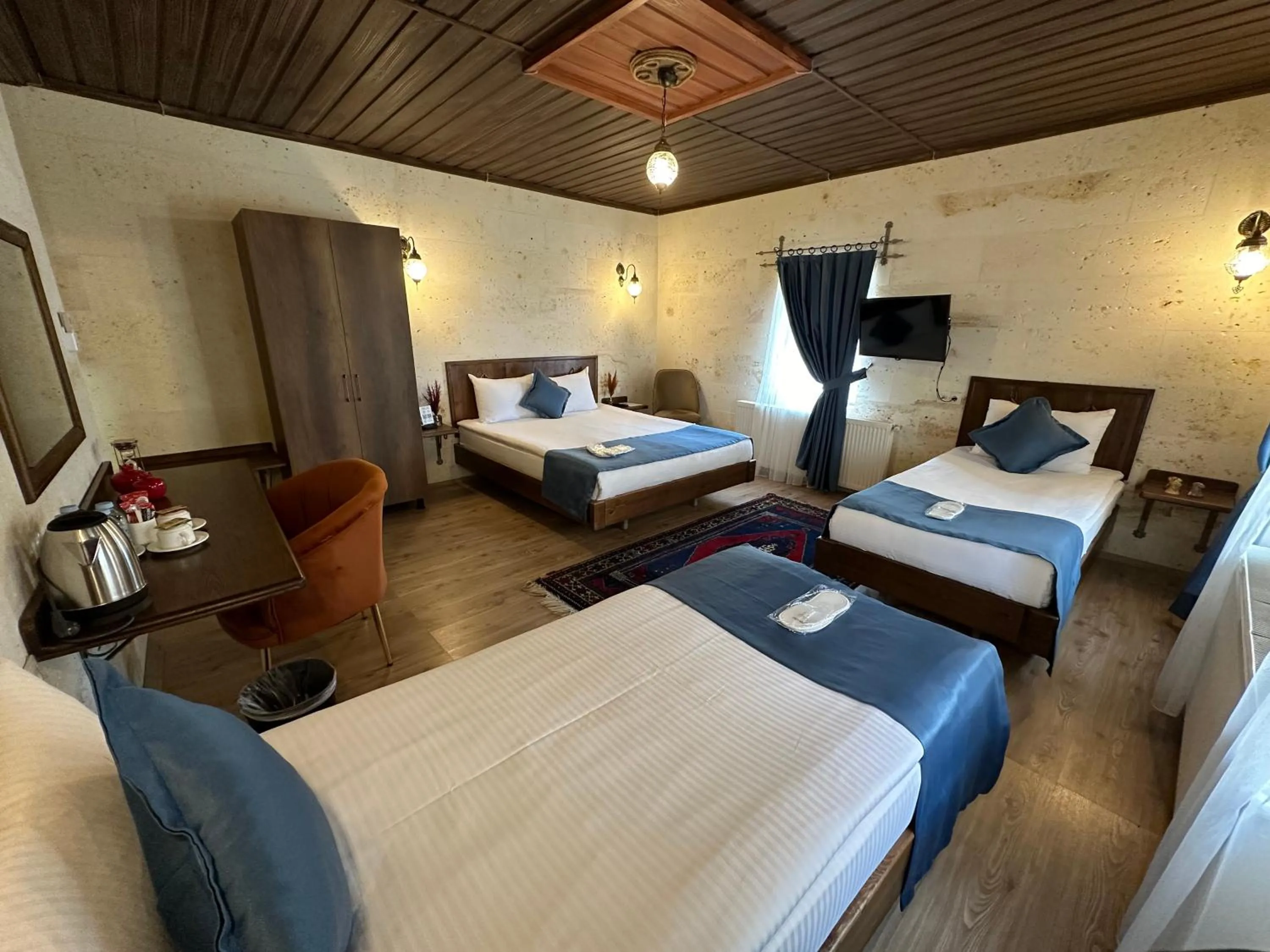 Bed in Virtus Cappadocia Hotel Göreme