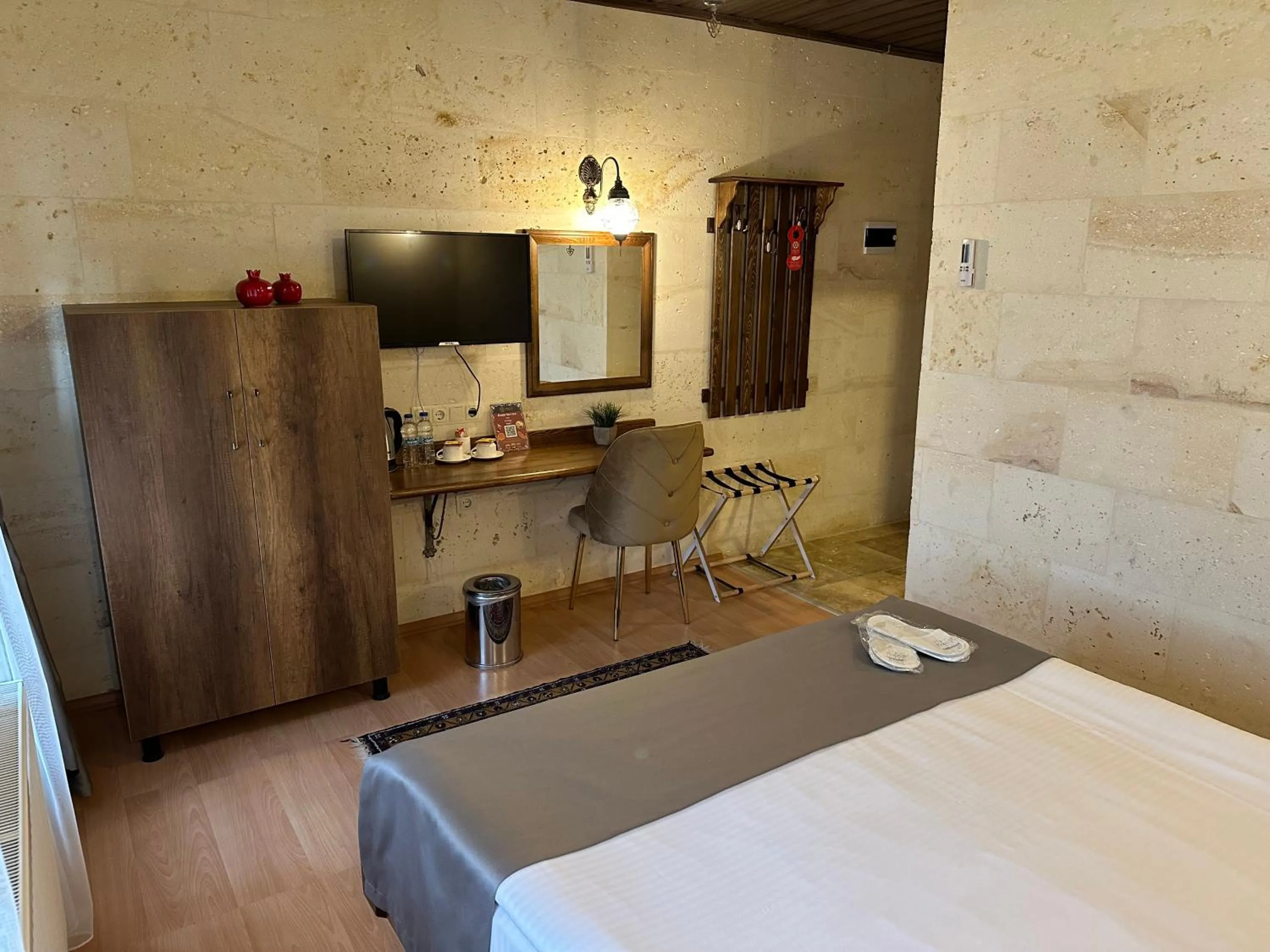 Bed in Virtus Cappadocia Hotel Göreme