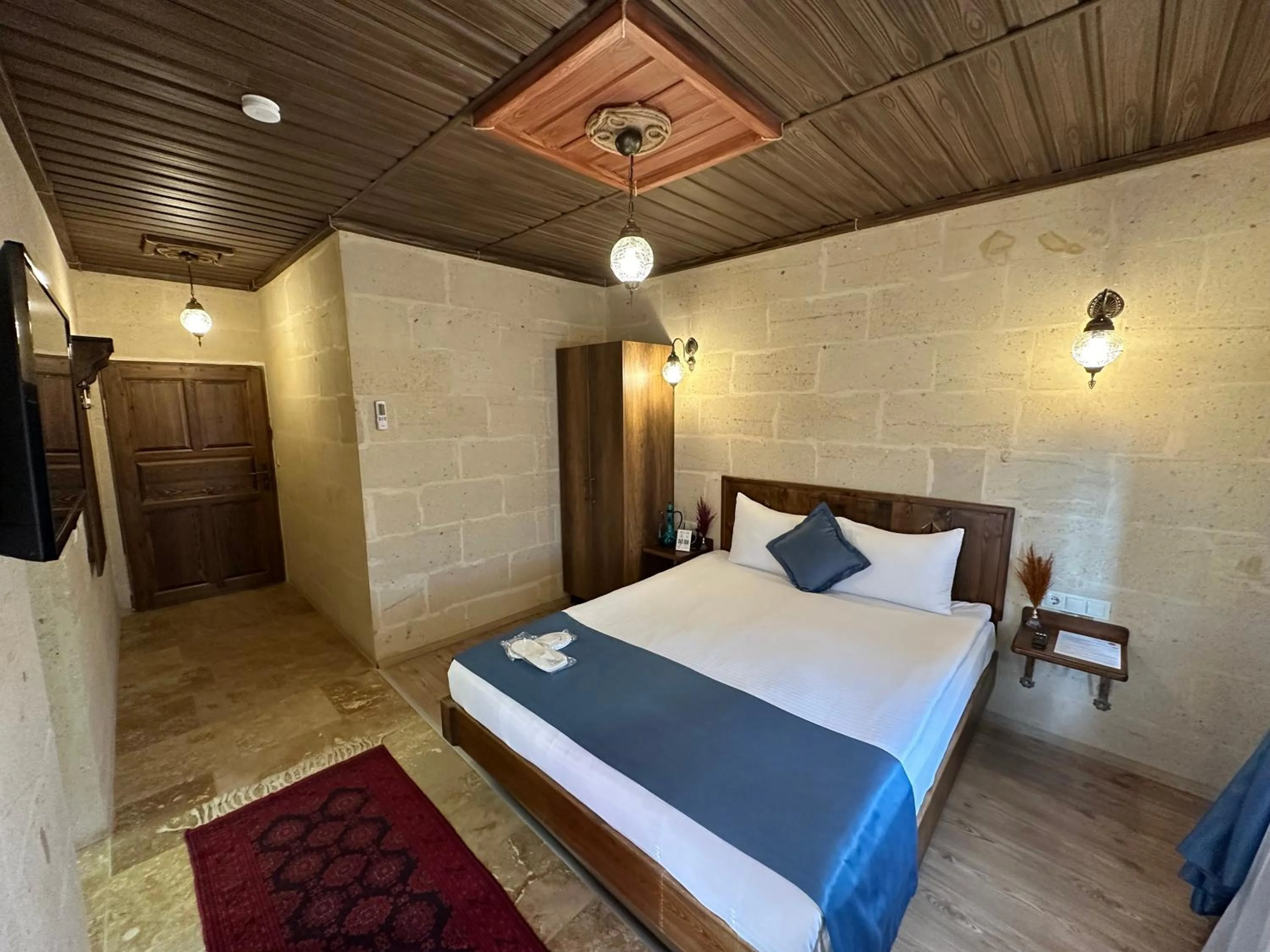 Bed in Virtus Cappadocia Hotel Göreme